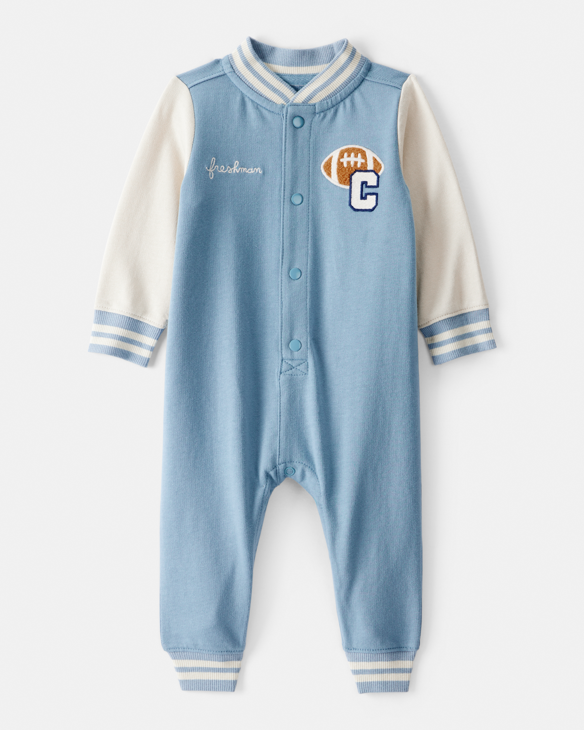 Baby Boy Varsity Jumpsuit