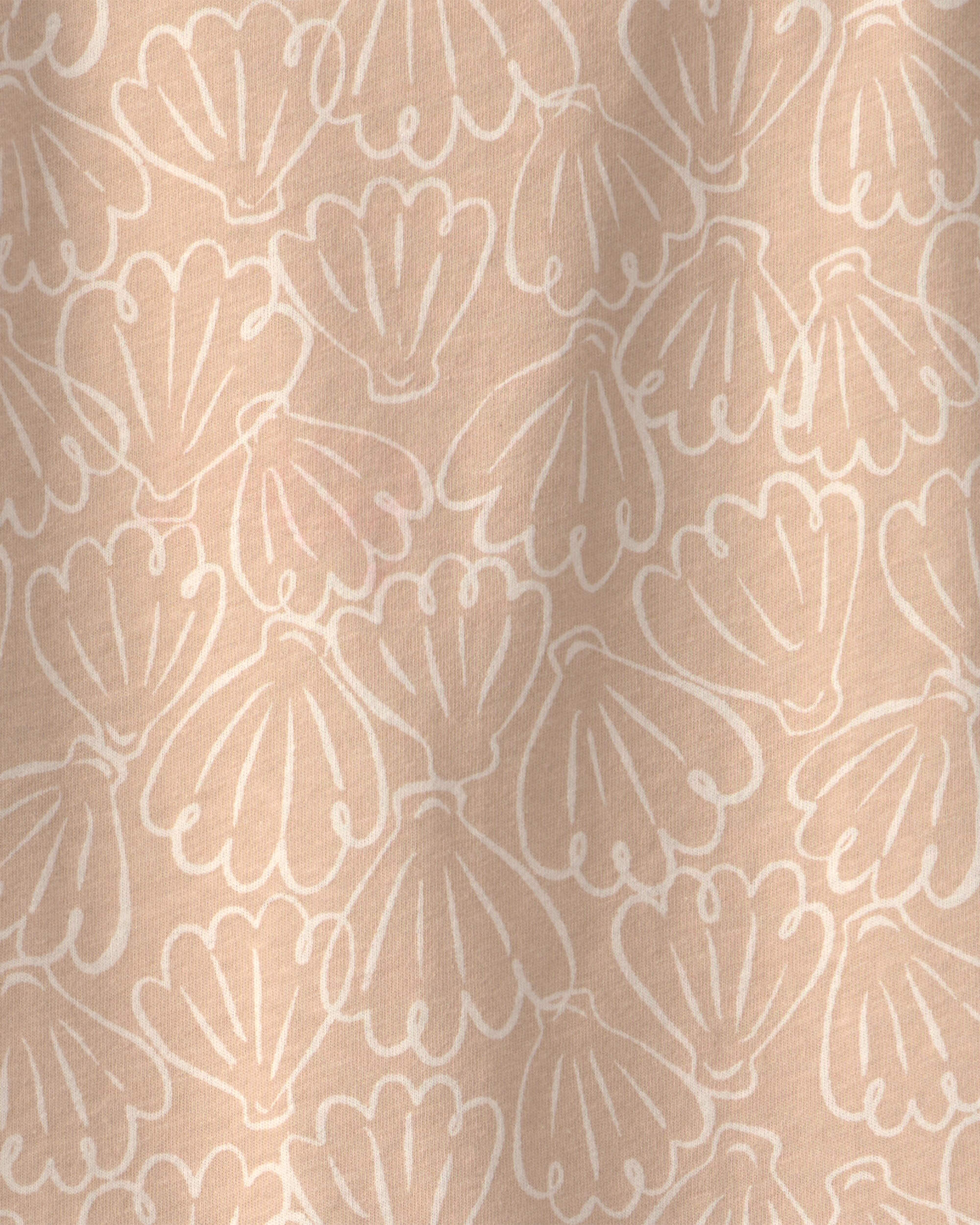 Girls Shell Short-Sleeve Top - Tan