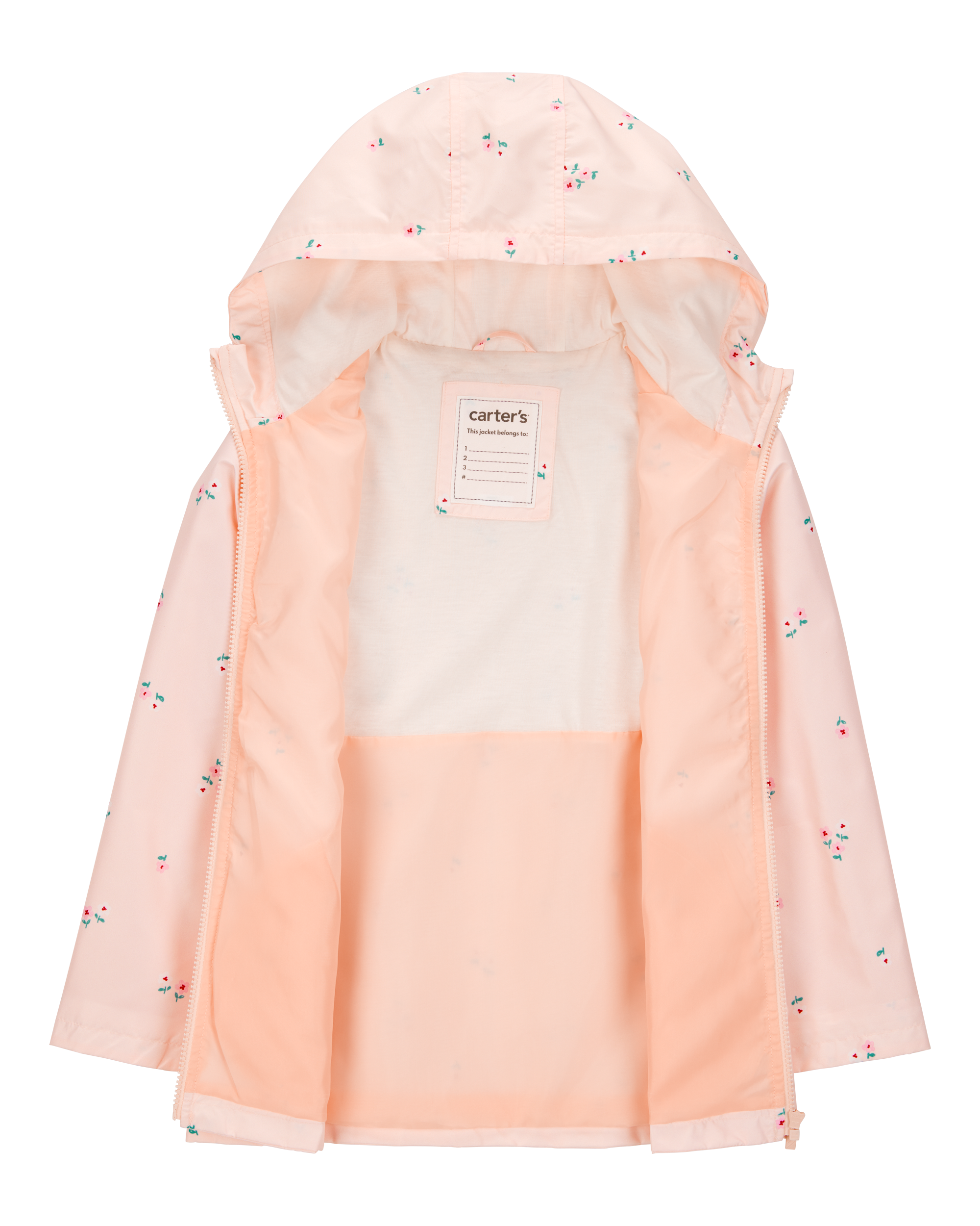 Floral Rain Jacket - Pink