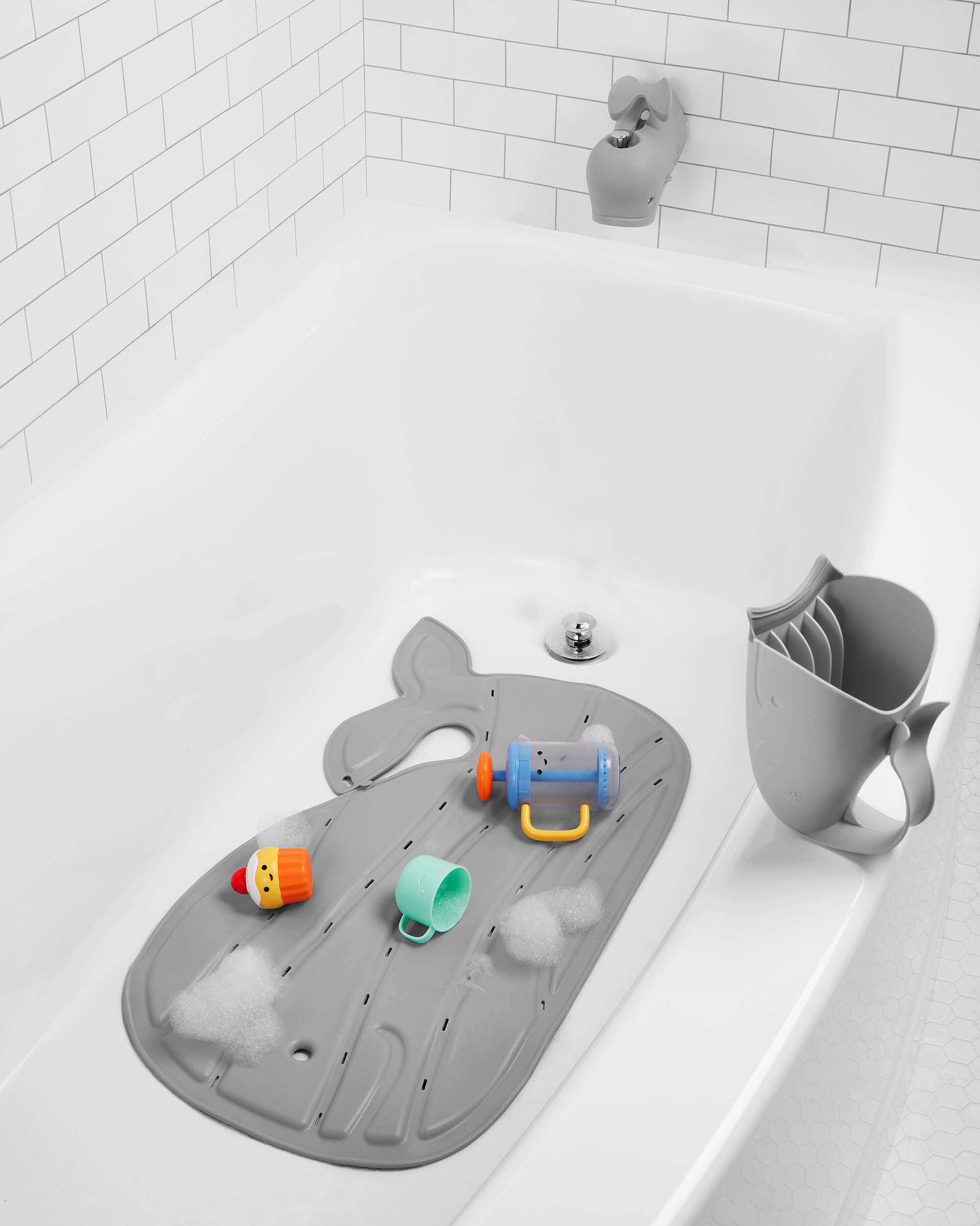 Moby® Bath Mat - Grey