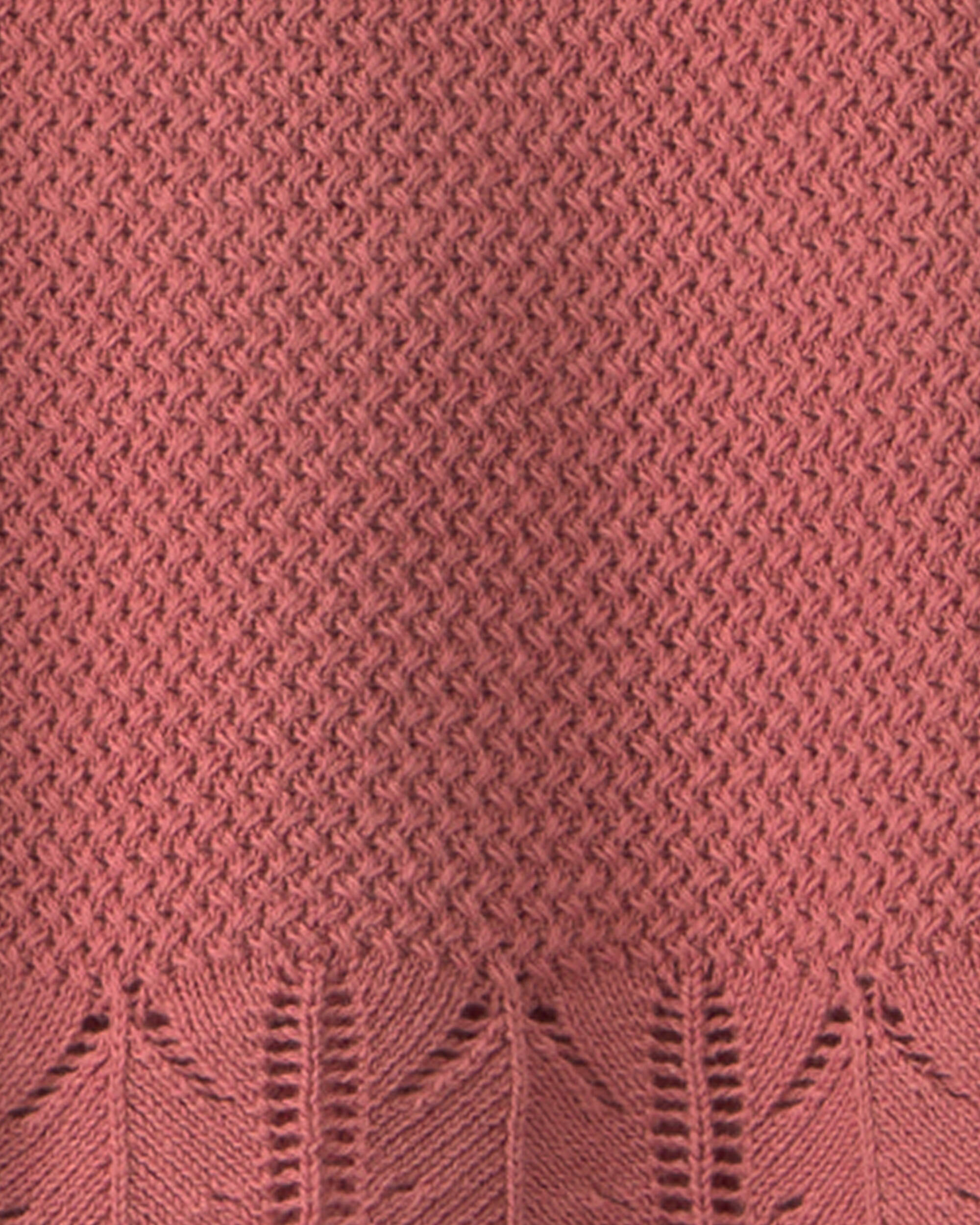 Girls 2-Piece Organic Cotton Knit Top & Short Set