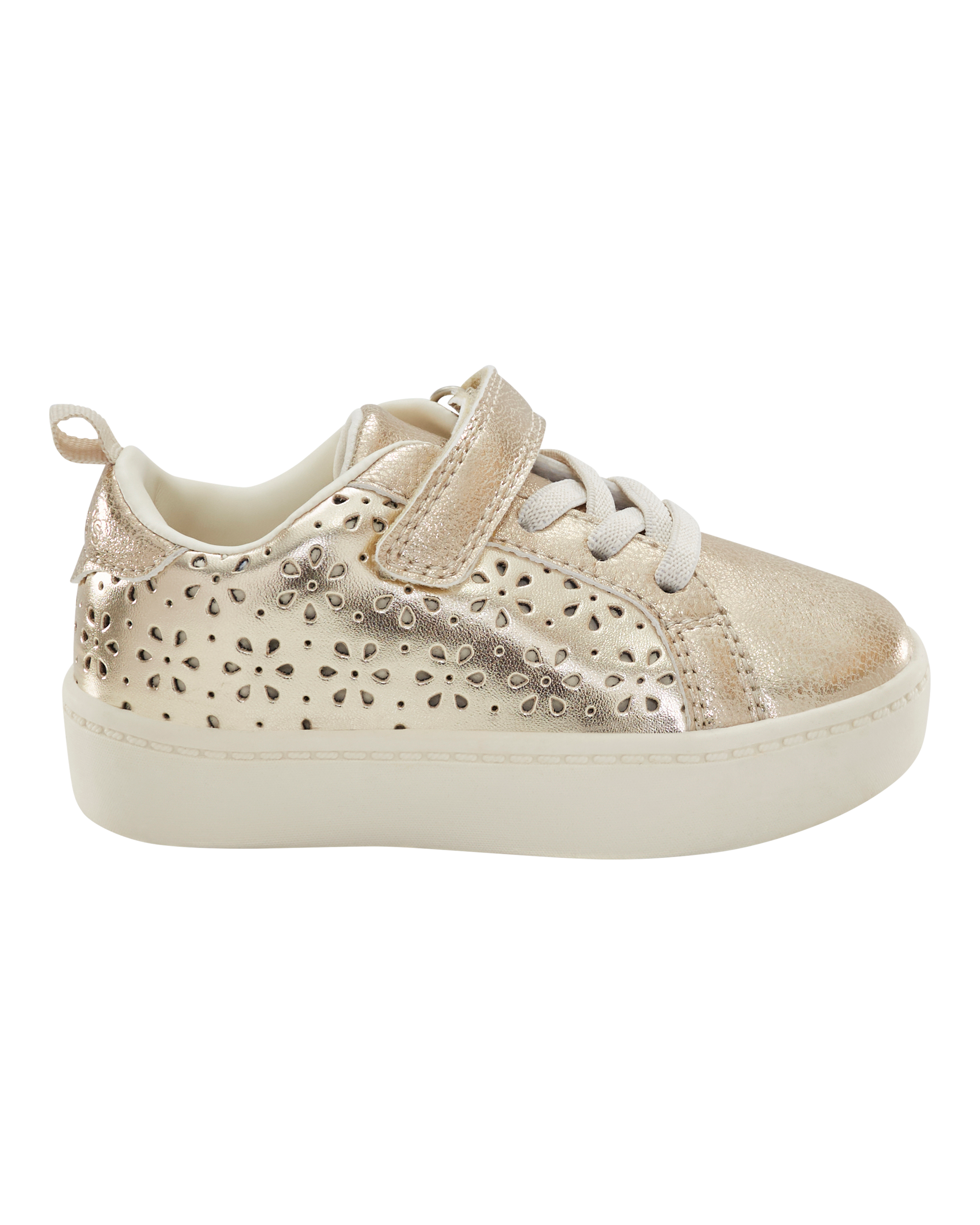 Toddler High-Top Glitter Sneakers - Gold