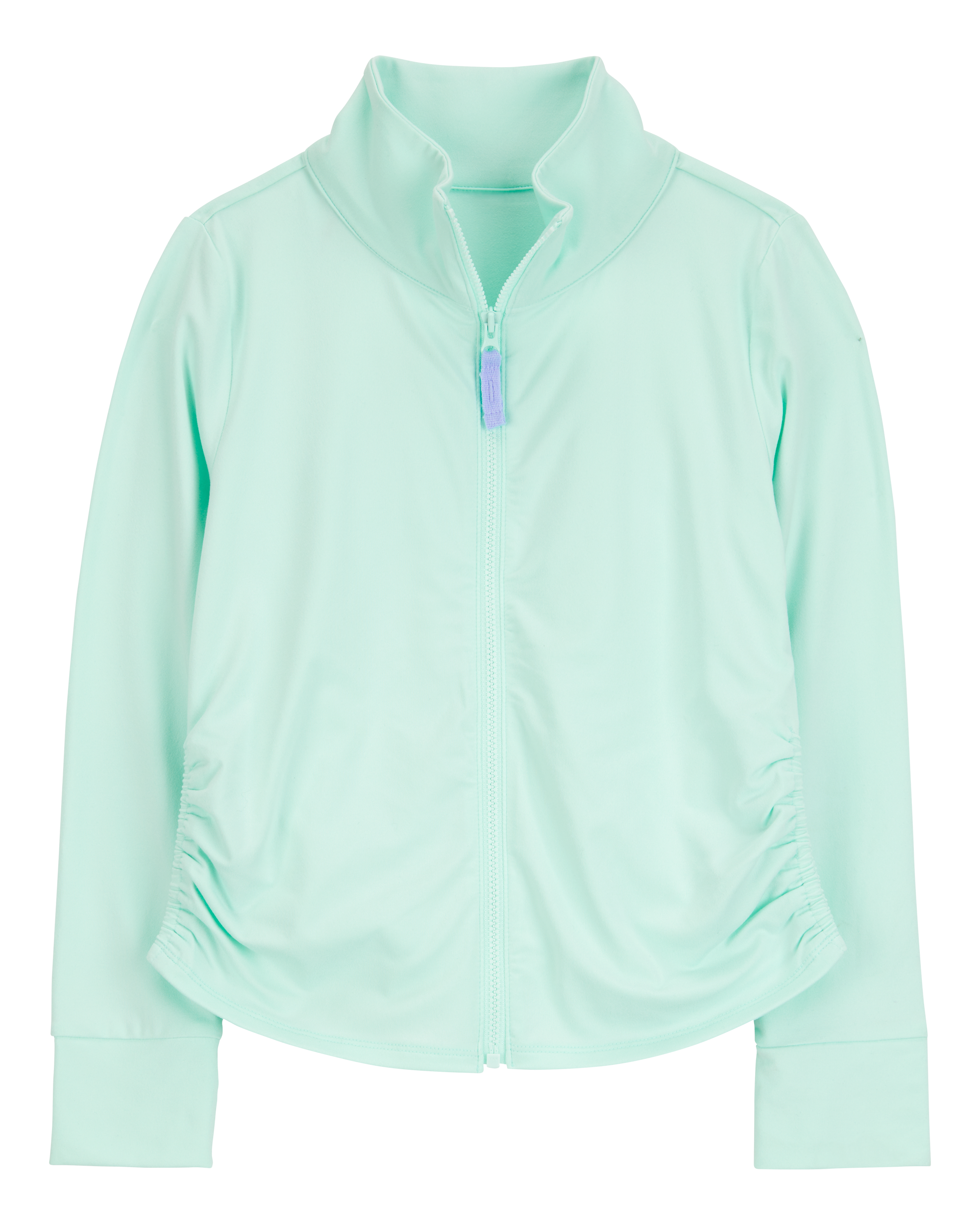 Kid Solid Knit Jacket - Turquoise