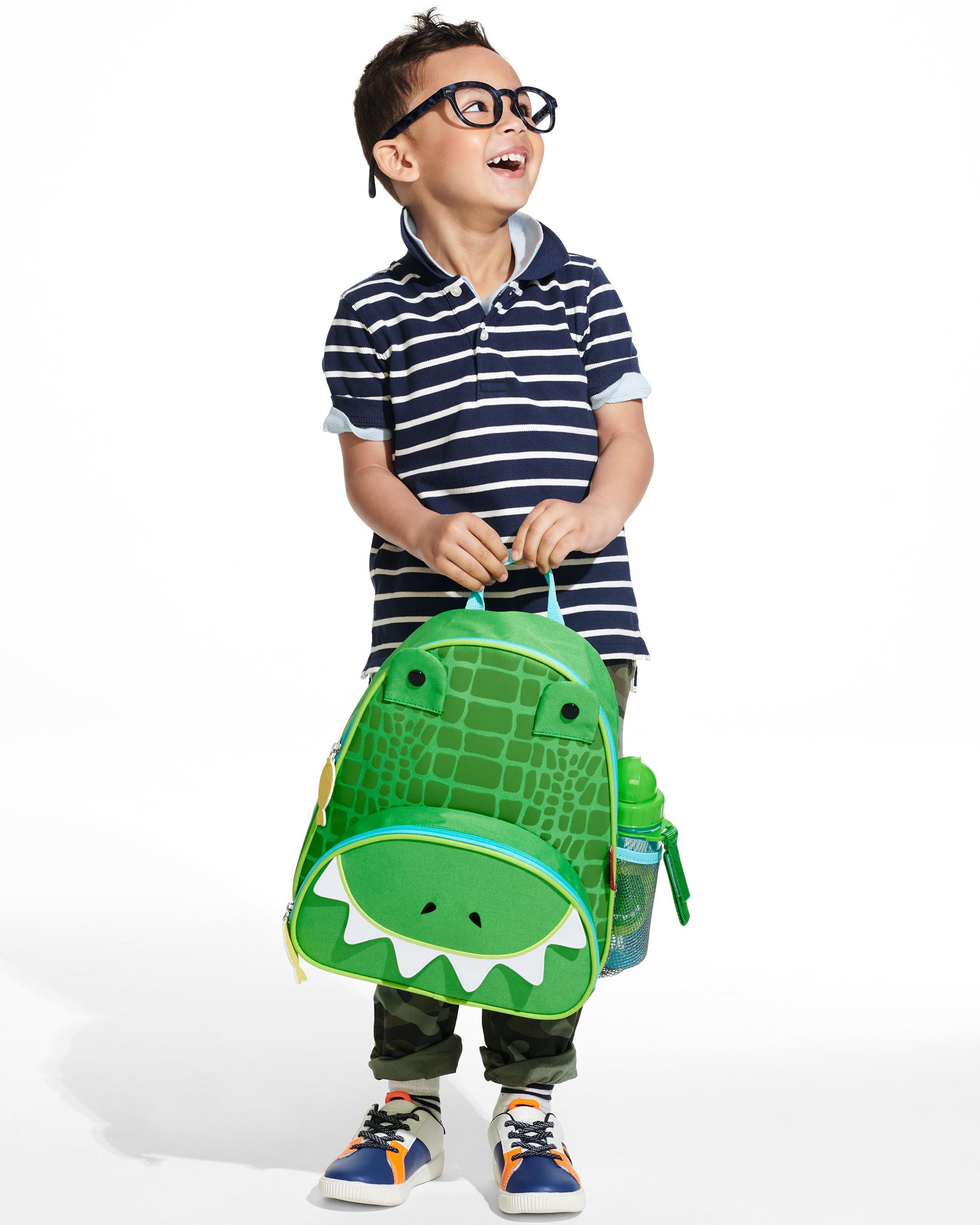 Zoo Straw Bottle - 13 oz - Crocodile