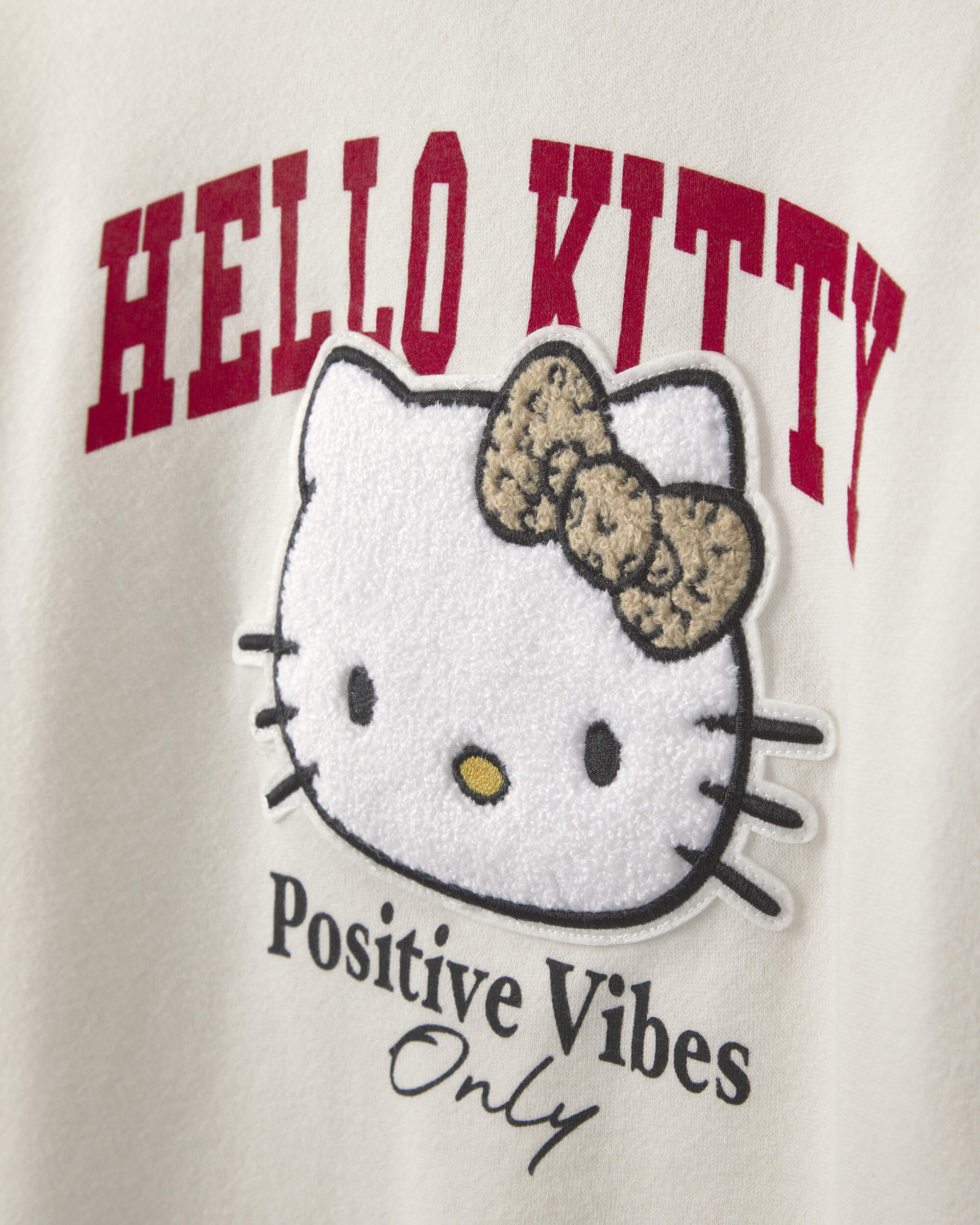 Girls Hello Kitty® Pullover Sweatshirt - Cream