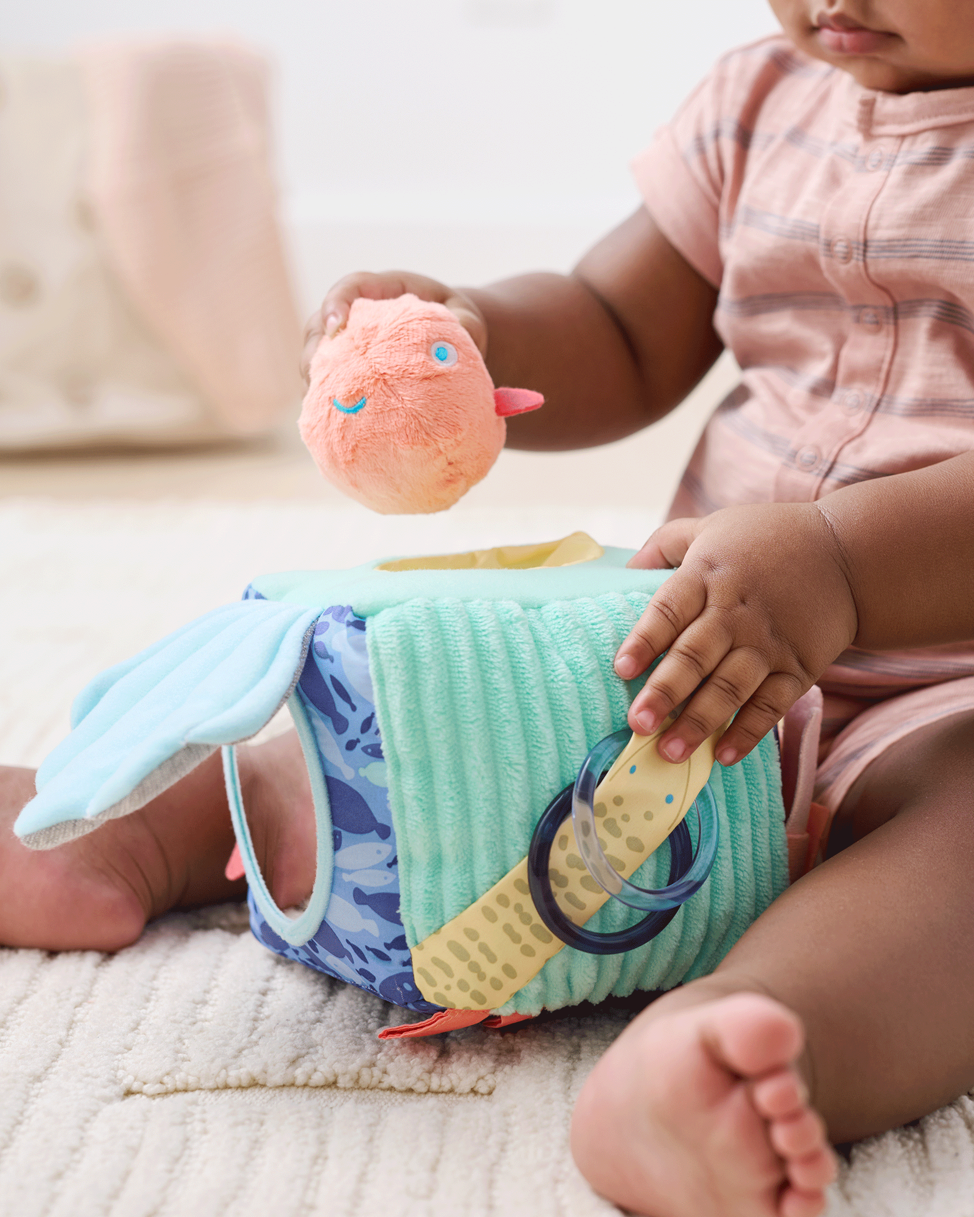 Seascape Soft Baby Activity Cube
