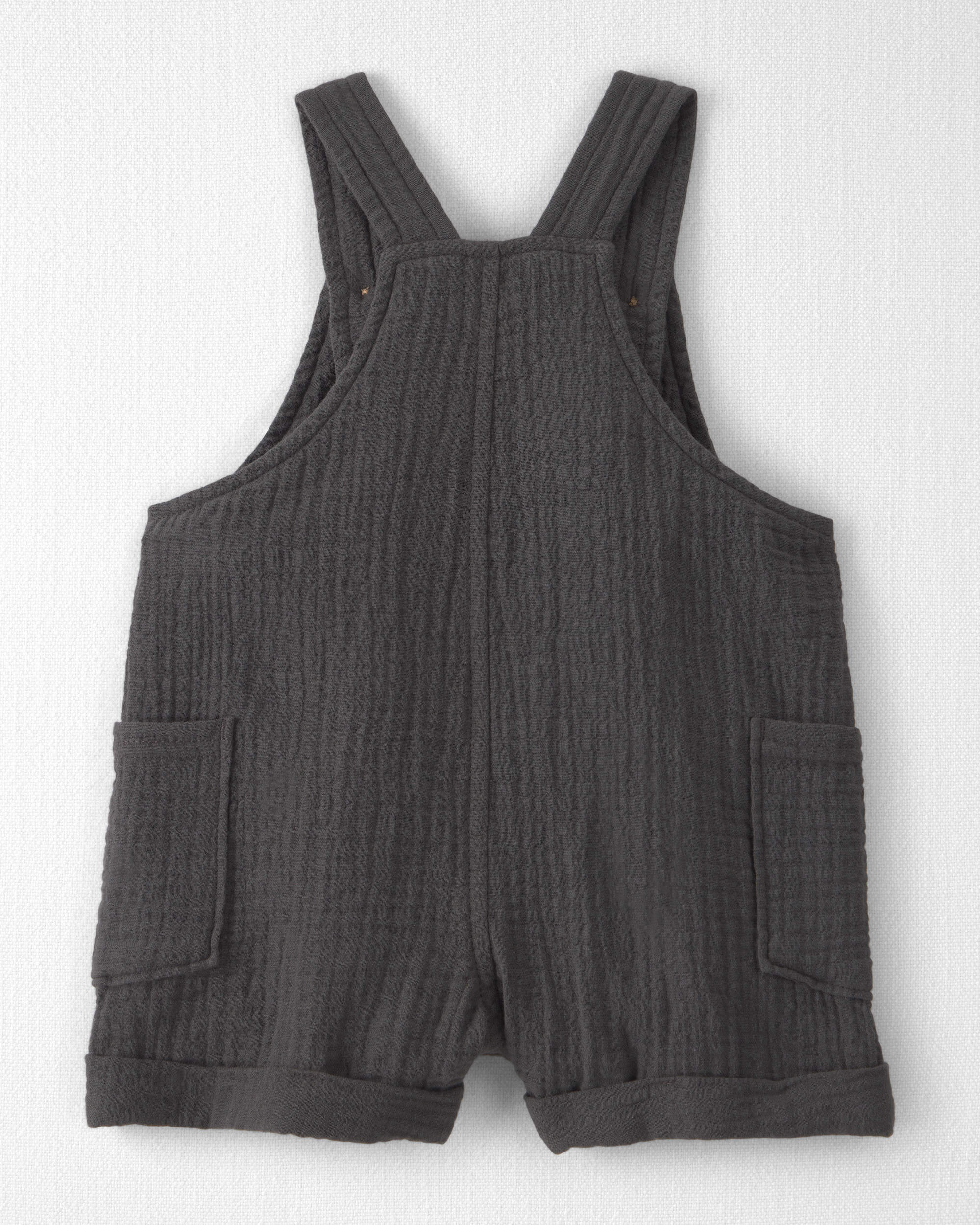 Baby Organic Cotton Gauze Shortalls