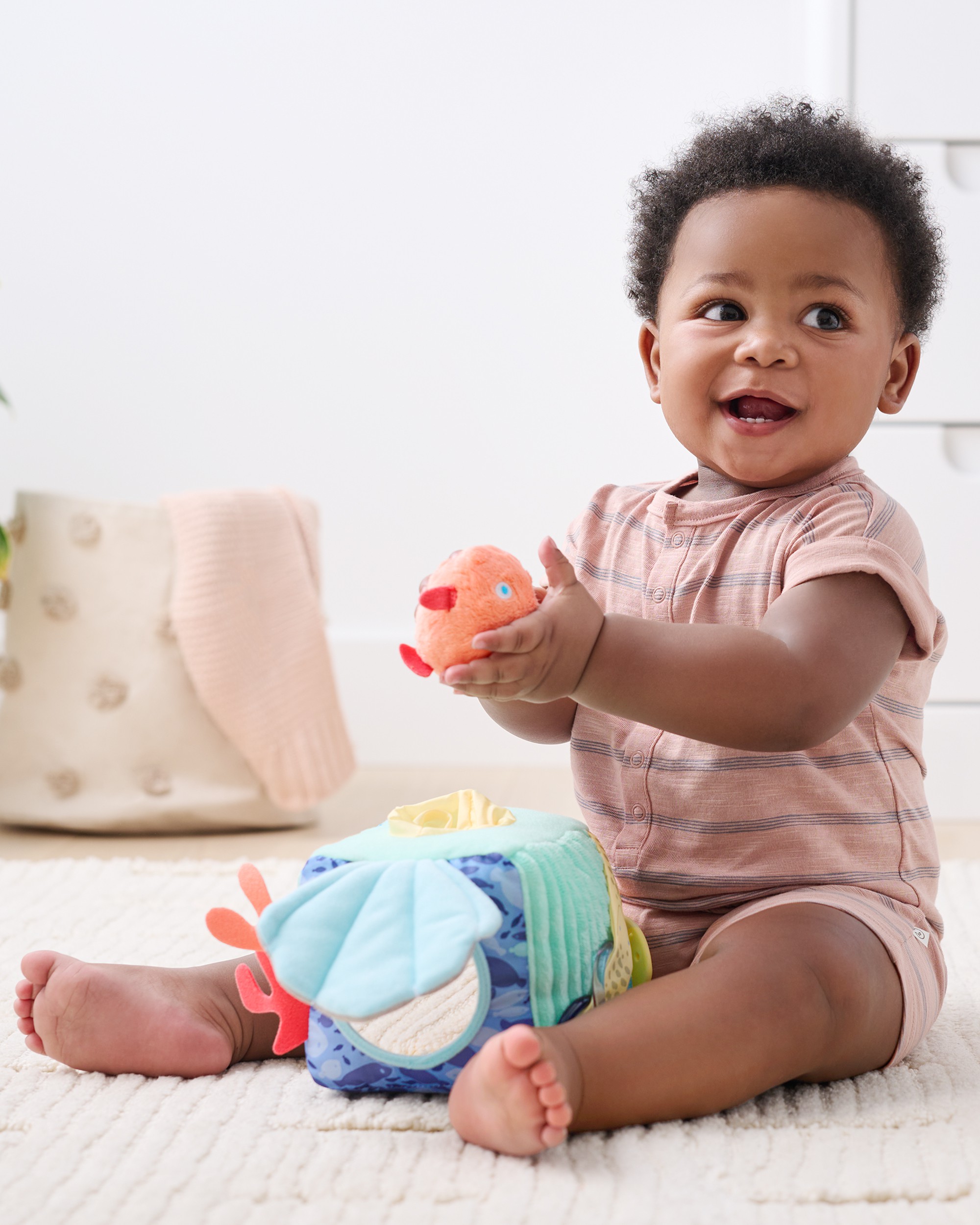 Seascape Soft Baby Activity Cube

