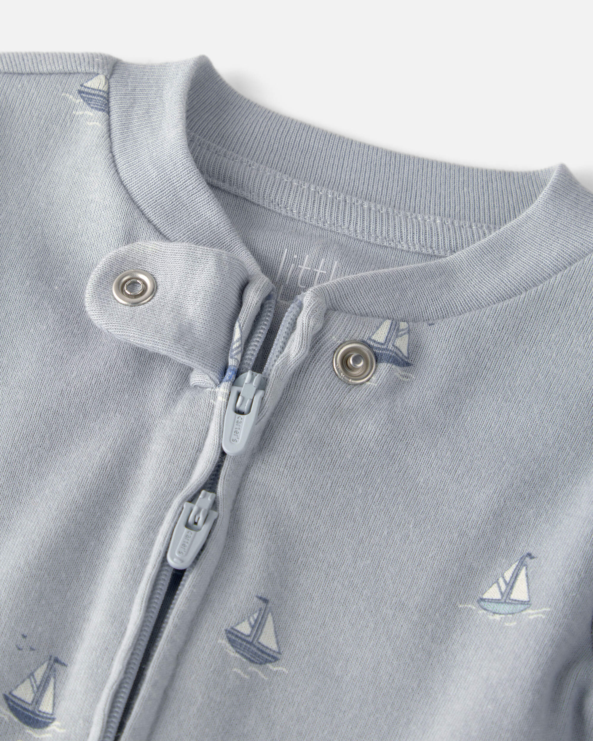 Baby Organic Cotton Sleeper Pyjama Sail Away Print