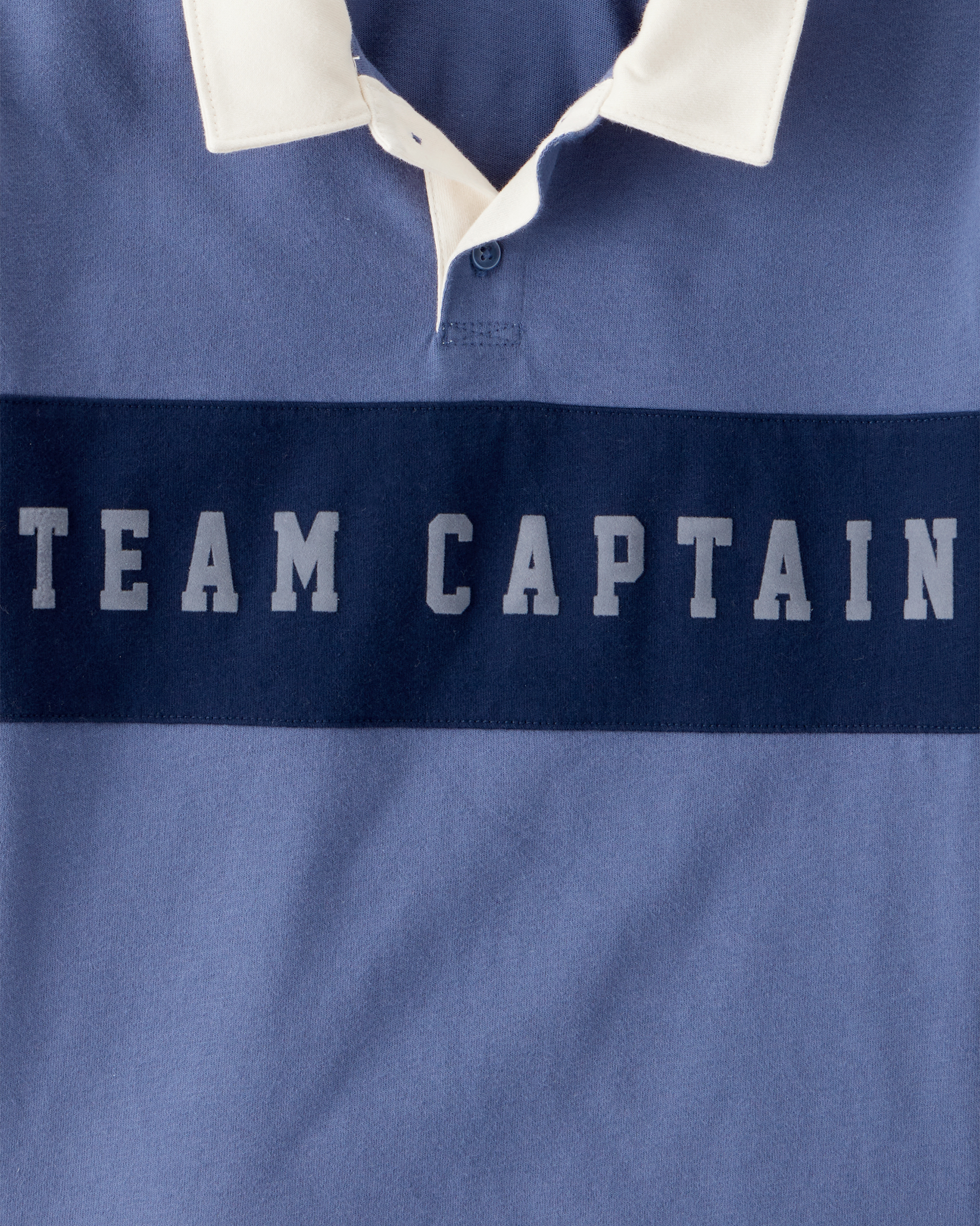 Boys Cotton Short-Sleeve Uniform Polo Shirt - Blue
