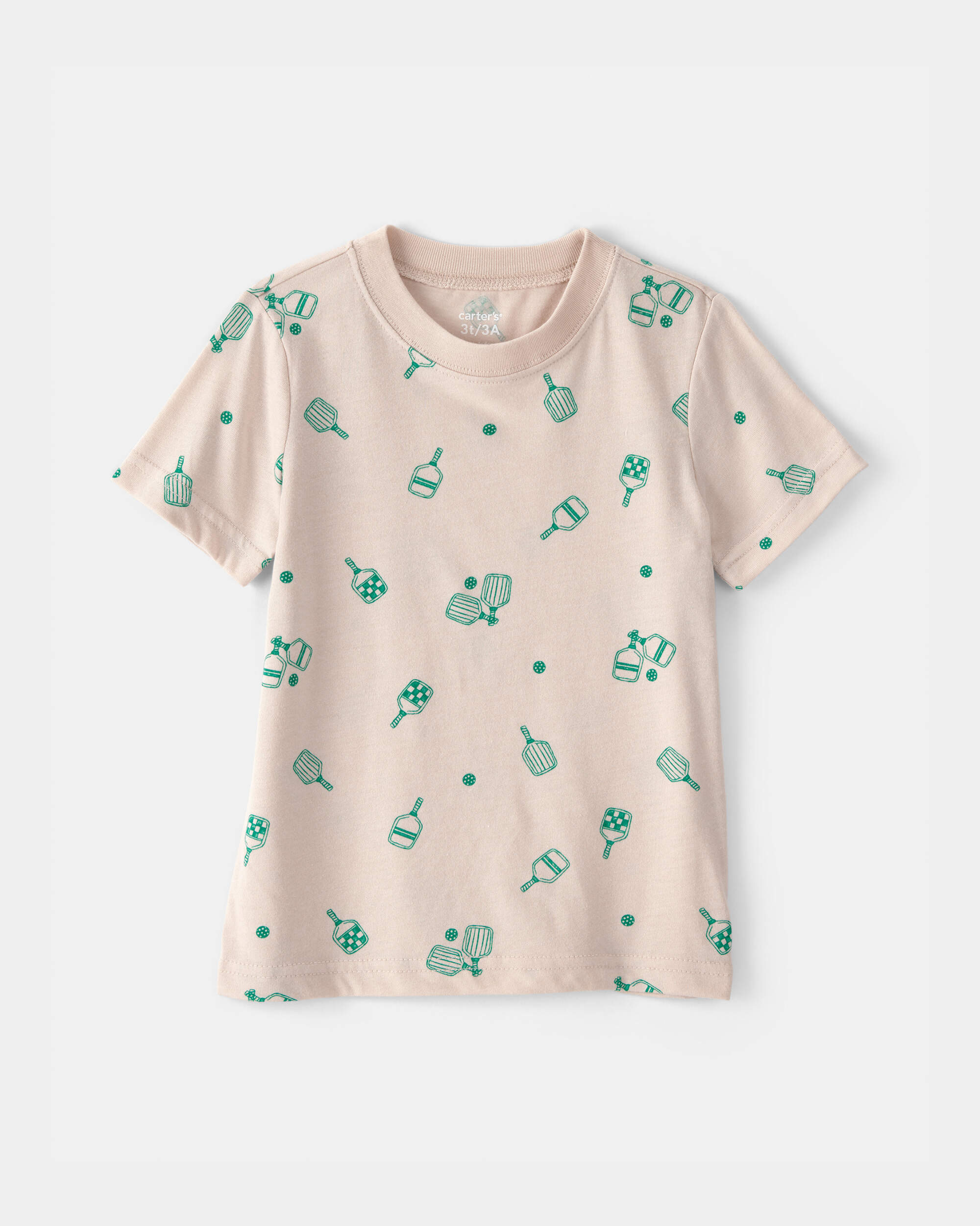 Toddler Pickleball T-Shirt - Brown