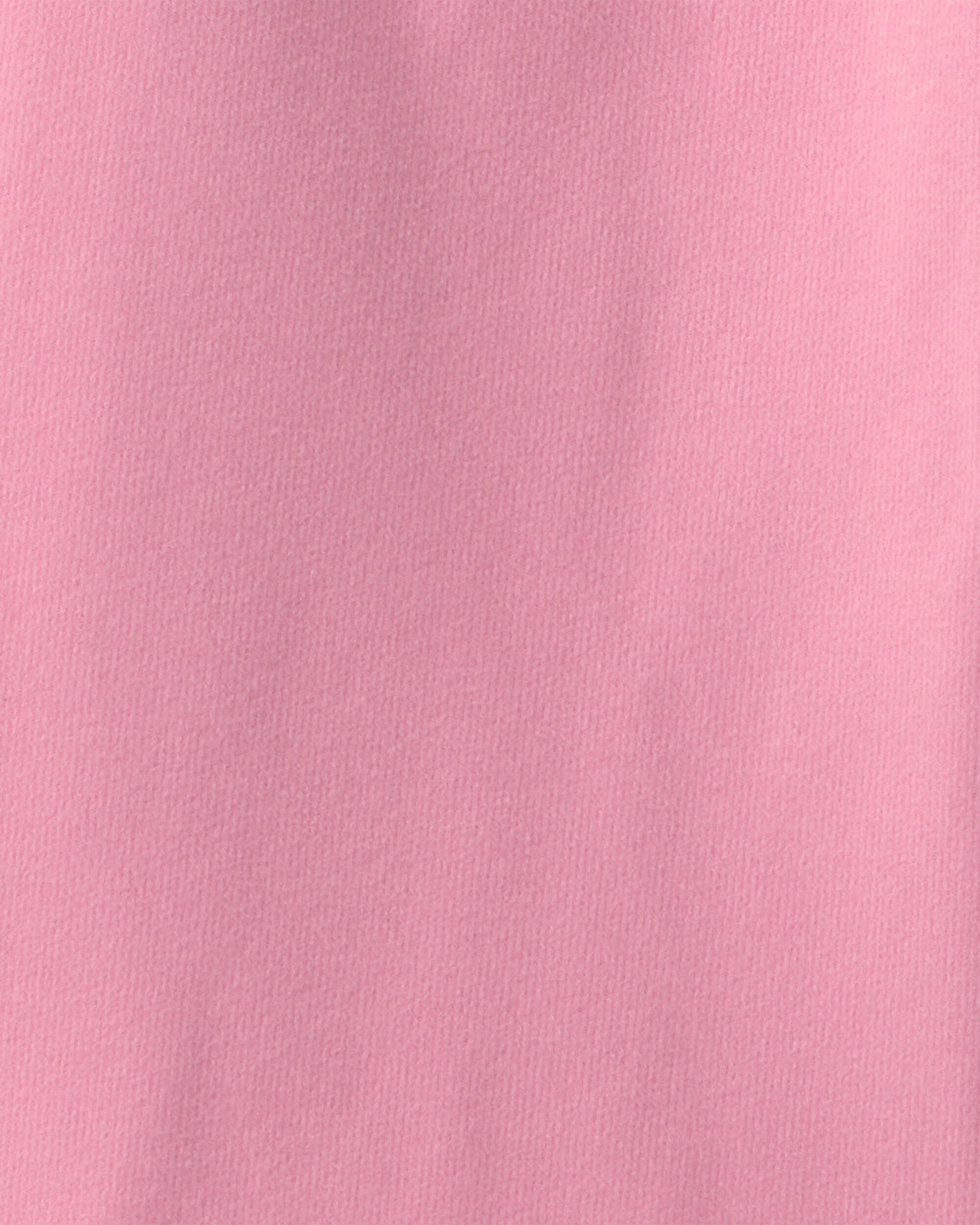 Girls Ribbed Pull-On Pants - Pink