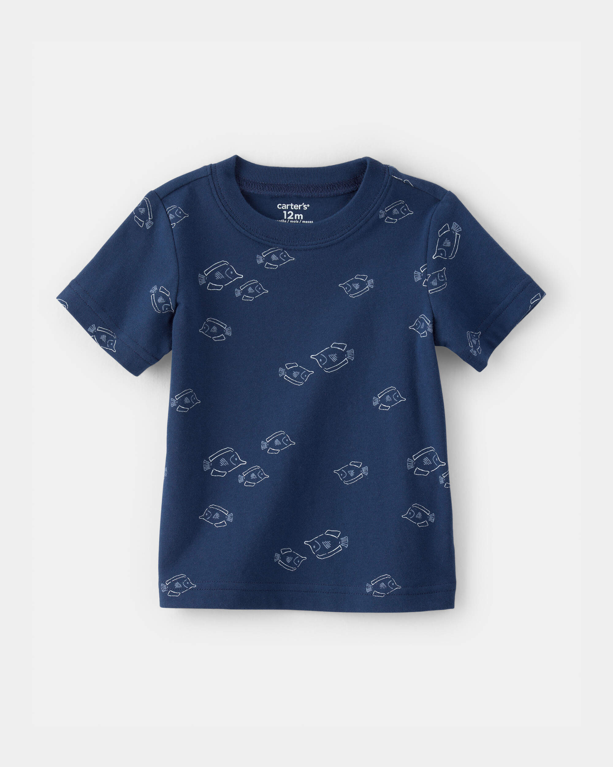 Baby Boy Fish T-Shirt - Blue