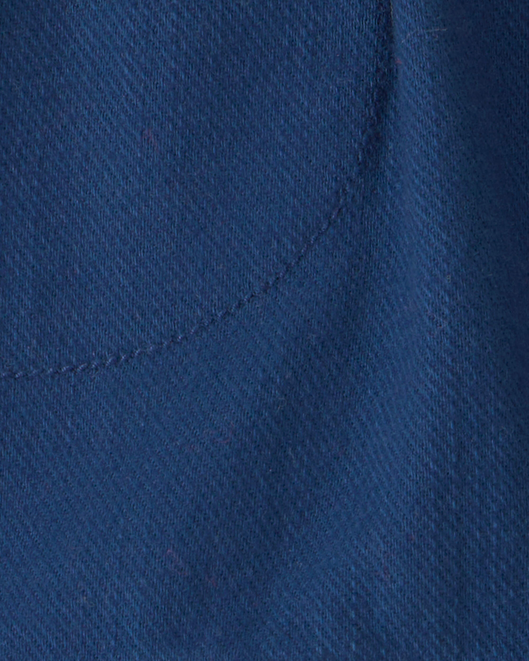 Baby Boy Twill Shorts - Blue