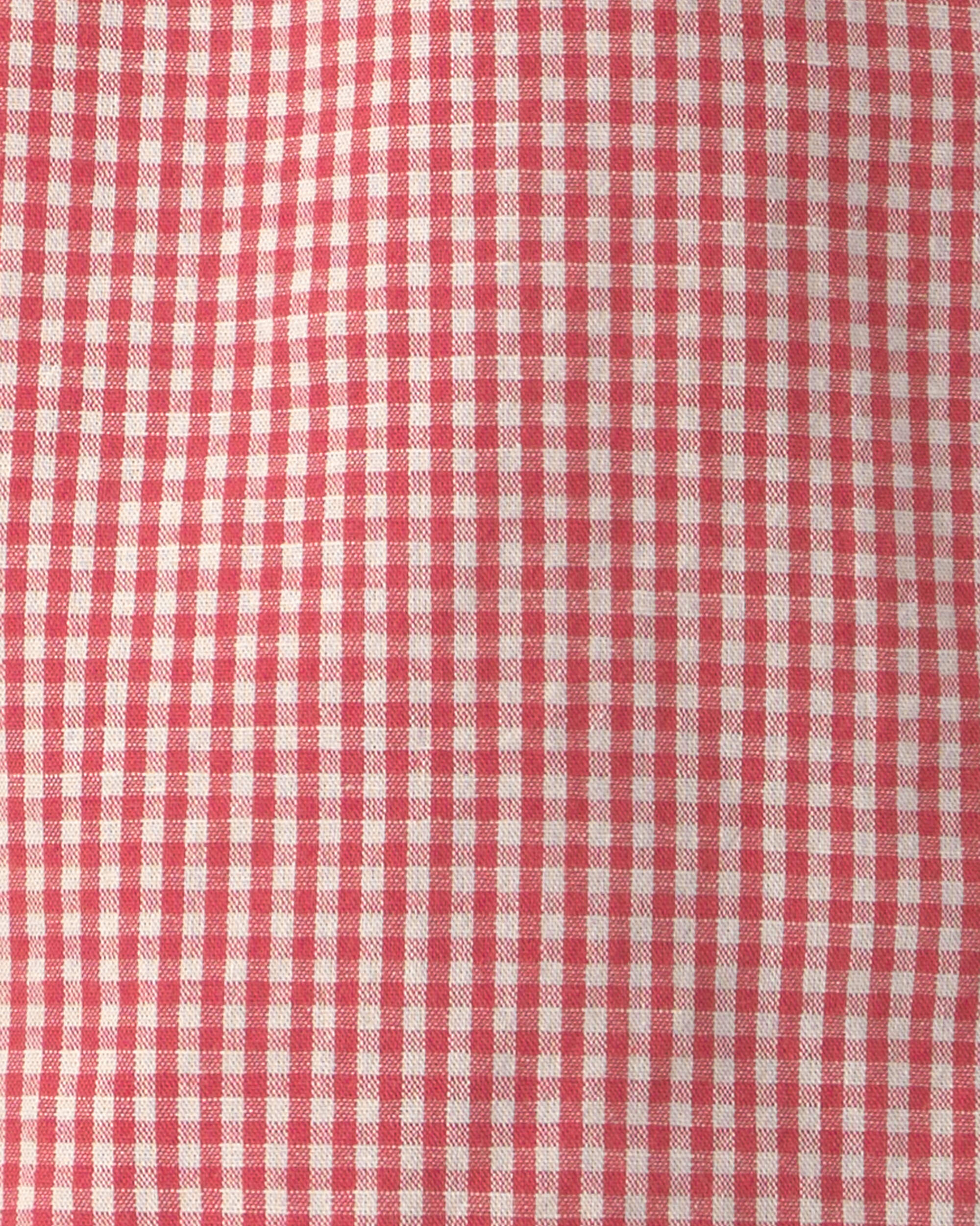 Boys 2-Piece Gingham Set Made with Organic Cotton