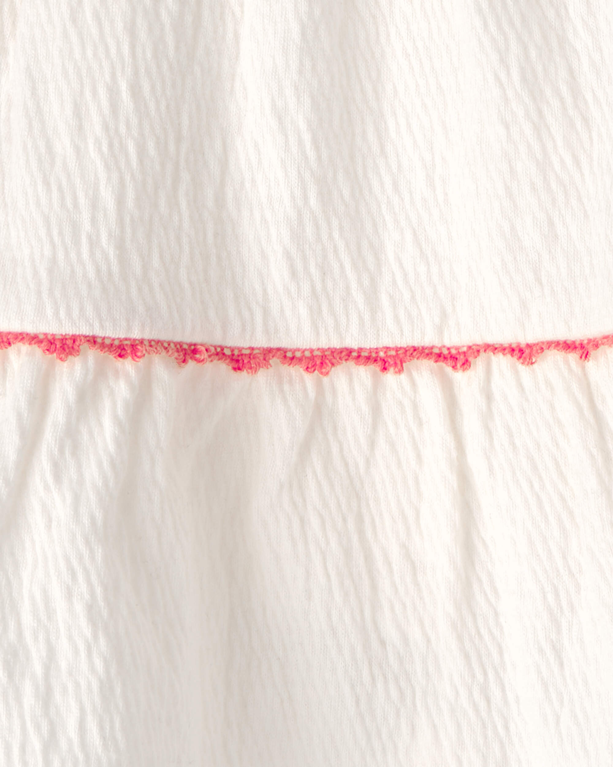 Toddler Girl Crinkle Skort - Ivory