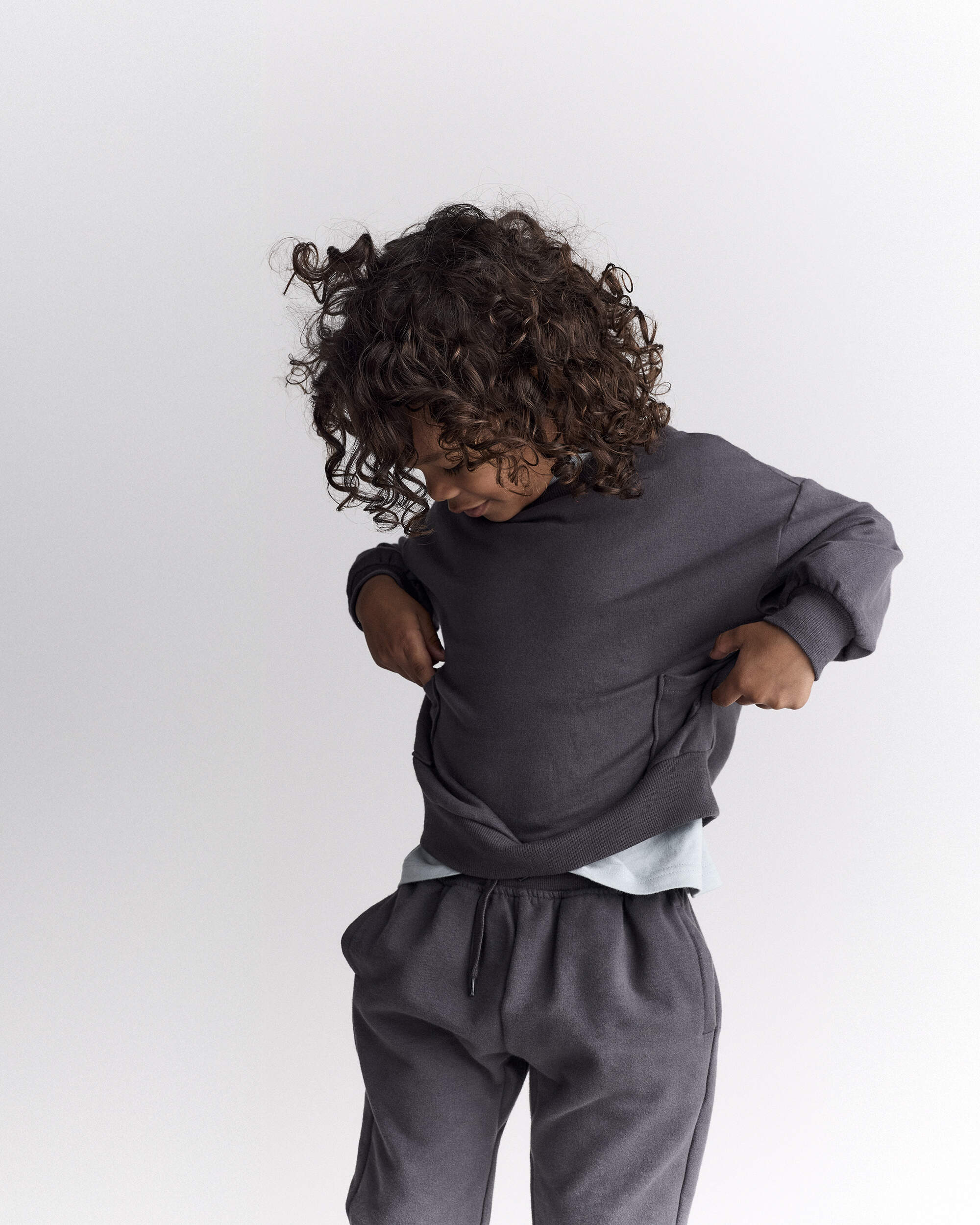 Toddler Otter Sweatshirt™ with Pockets - Dark Grey