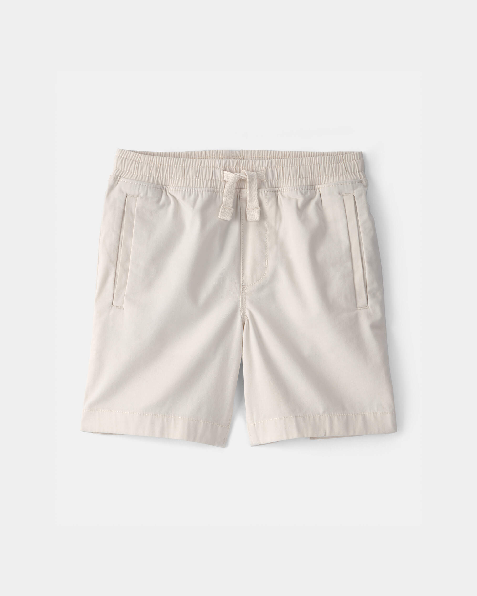 Boys Solid Easter Pull-On Fashion Shorts - Ivory