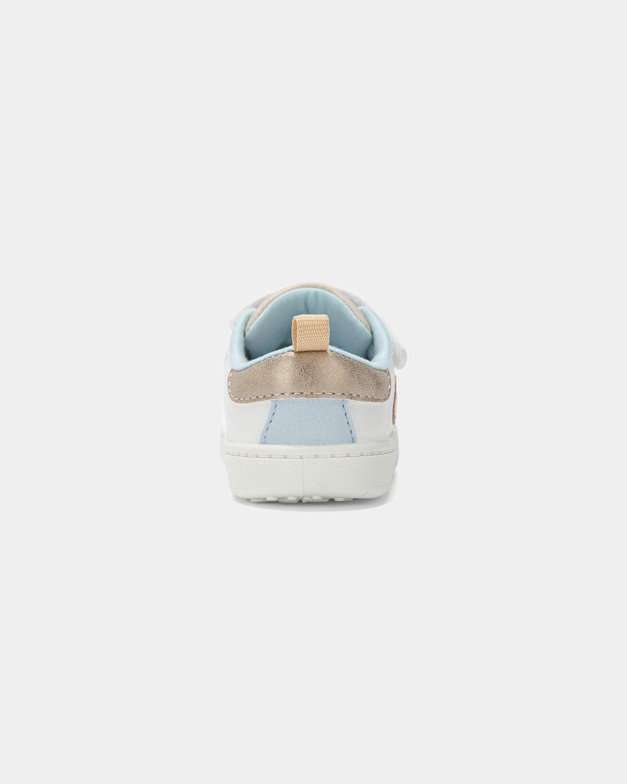 Baby Girl Every Step® First Walker Heart Casual Shoes - White/Tan