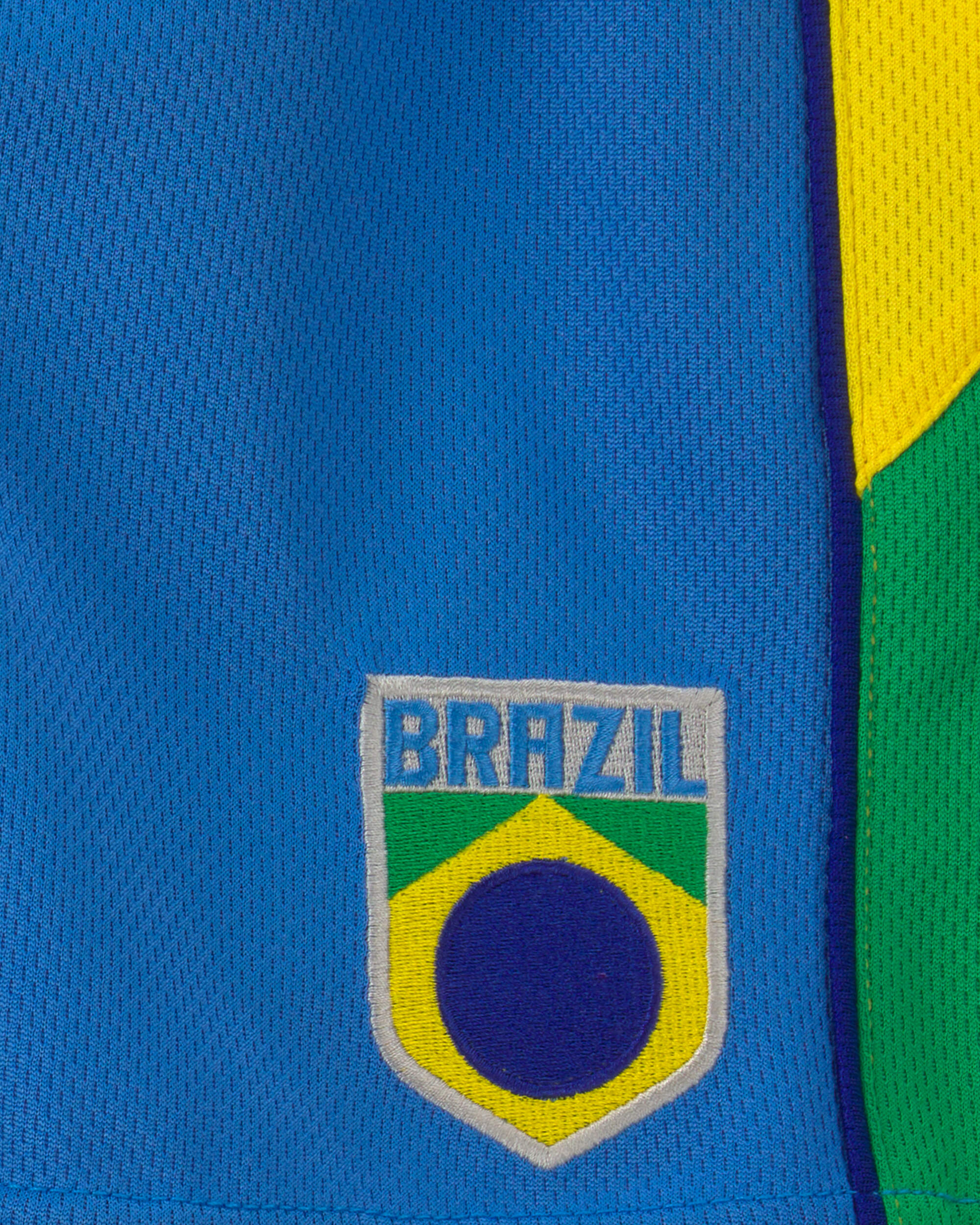Toddler Umbro Brazil Mesh Soccer Shorts - Blue/Yellow/Green