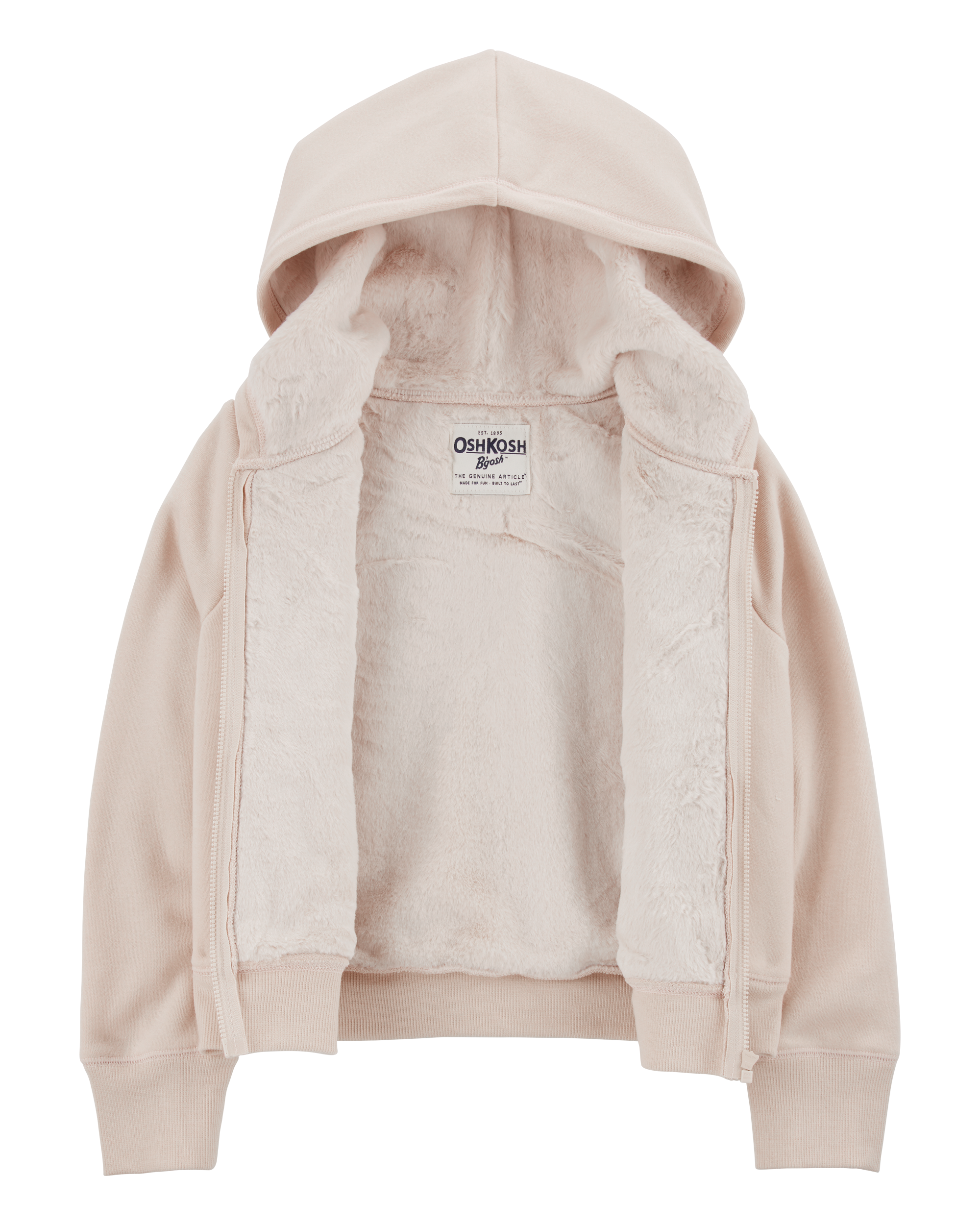 Tan zip up jacket top