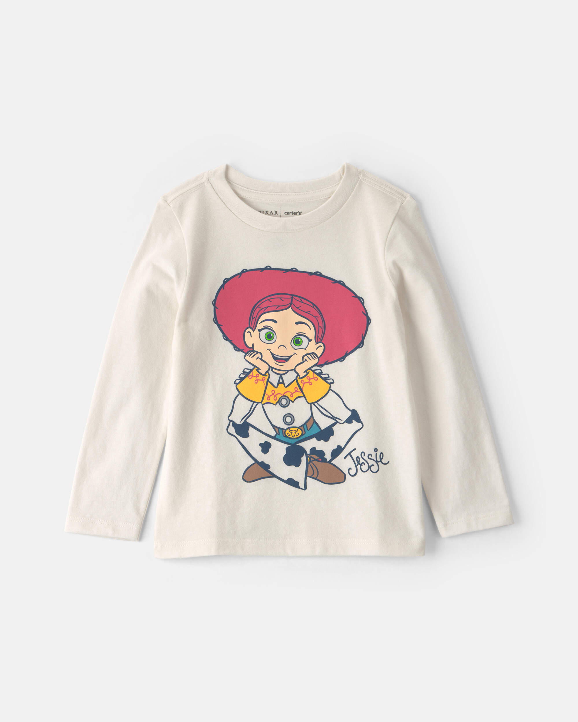 Toddler Girl Disney© Jessie Long-Sleeve Graphic Tee - White