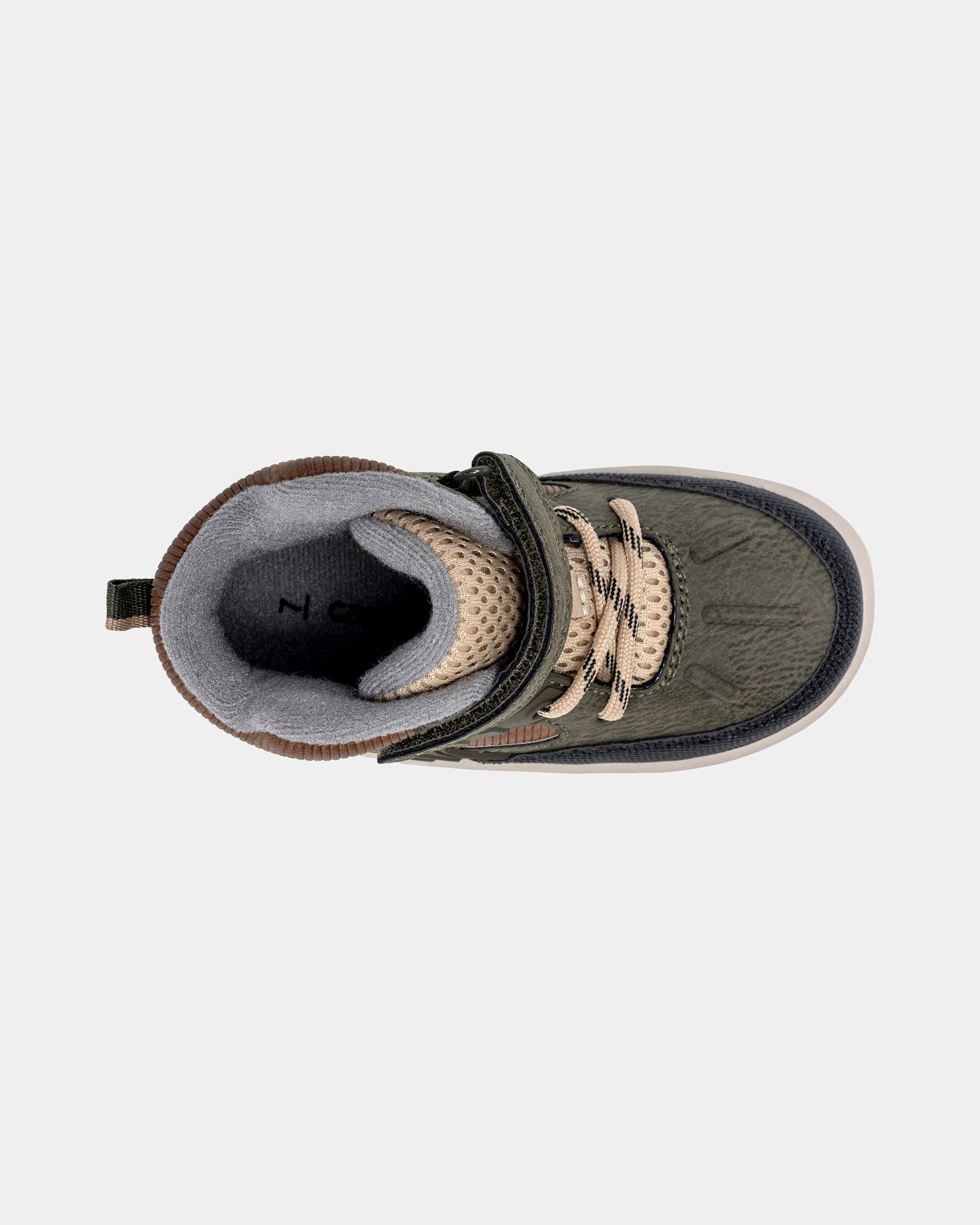 Toddler Boy Ankle Boots - Olive