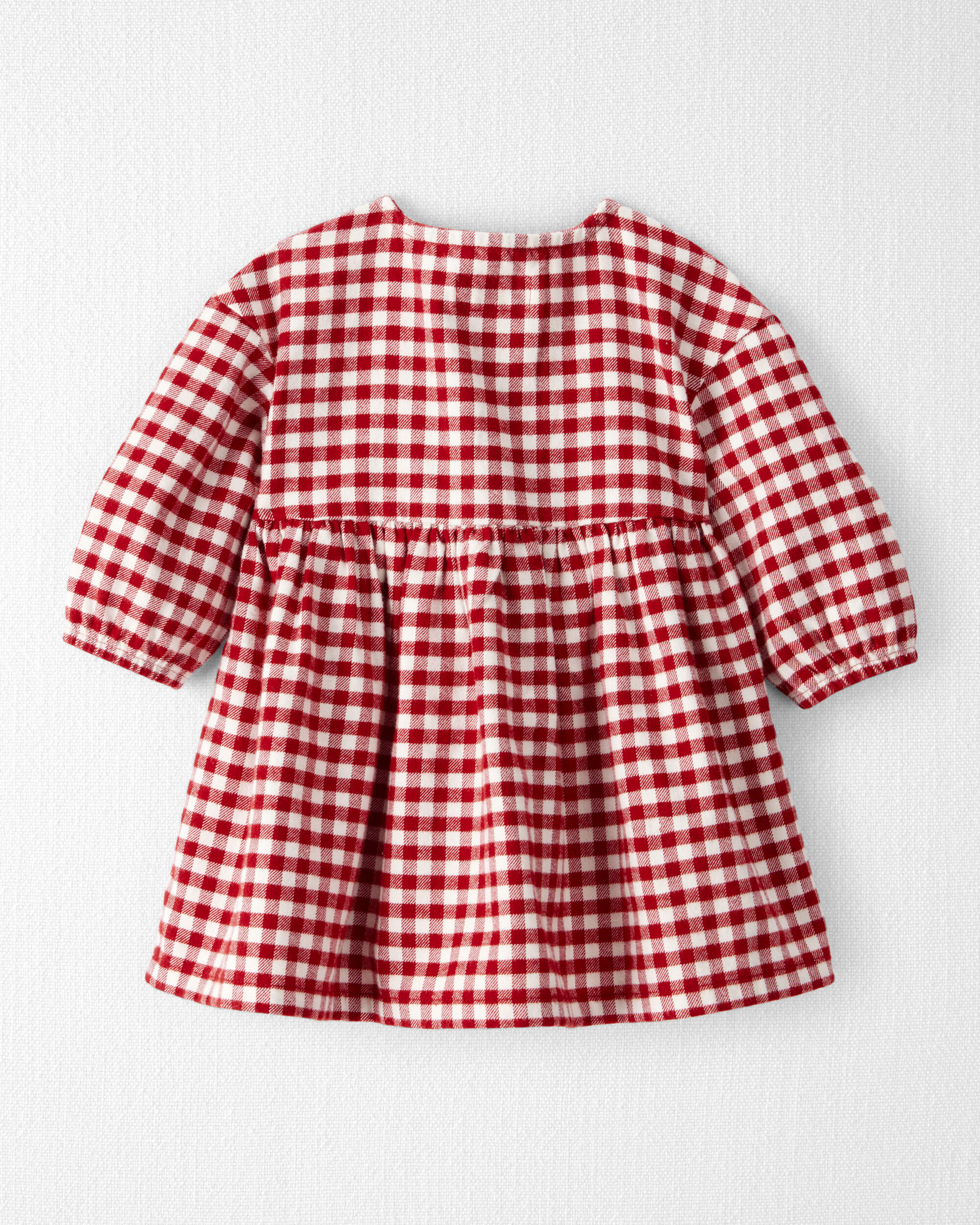 Baby Girl Organic Cotton Flannel Dress
