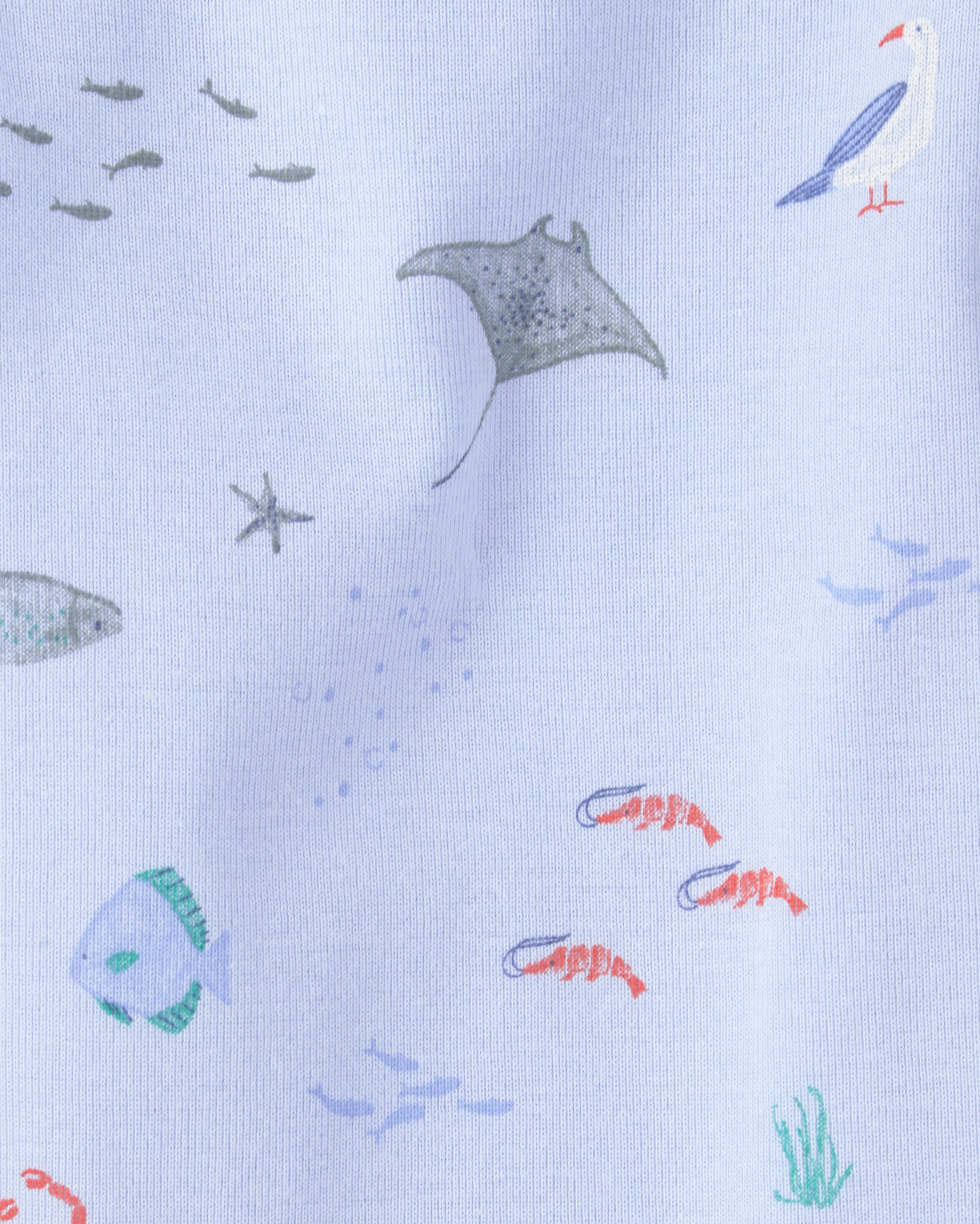 Baby Boy 3-Piece Sea Animal Bodysuits & Pant Set - Blue