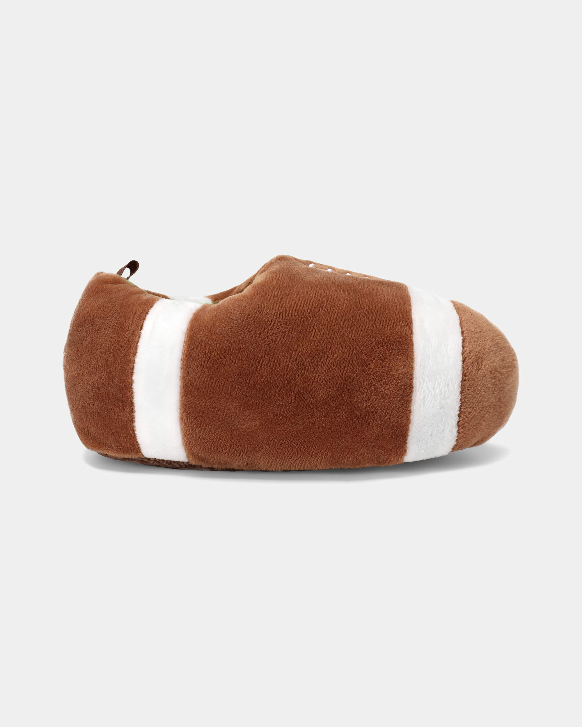 Boys Football Slippers - Brown
