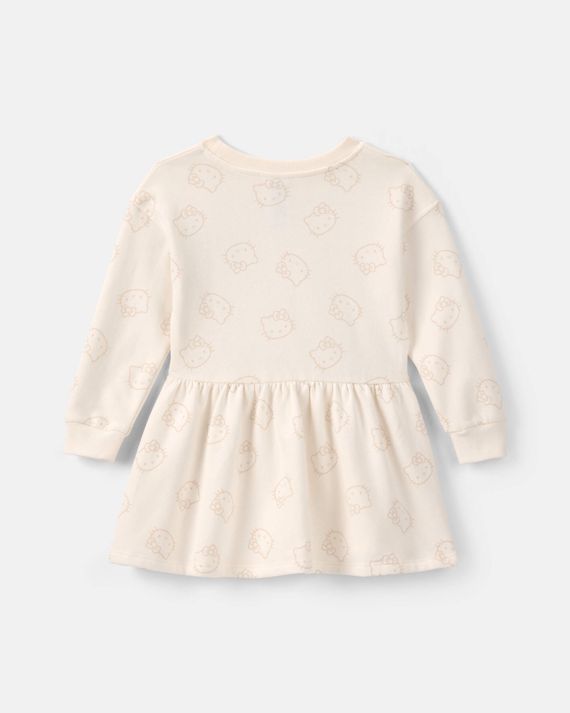 Toddler Girl Hello Kitty® Heart Long-Sleeve Layered Dress - Cream