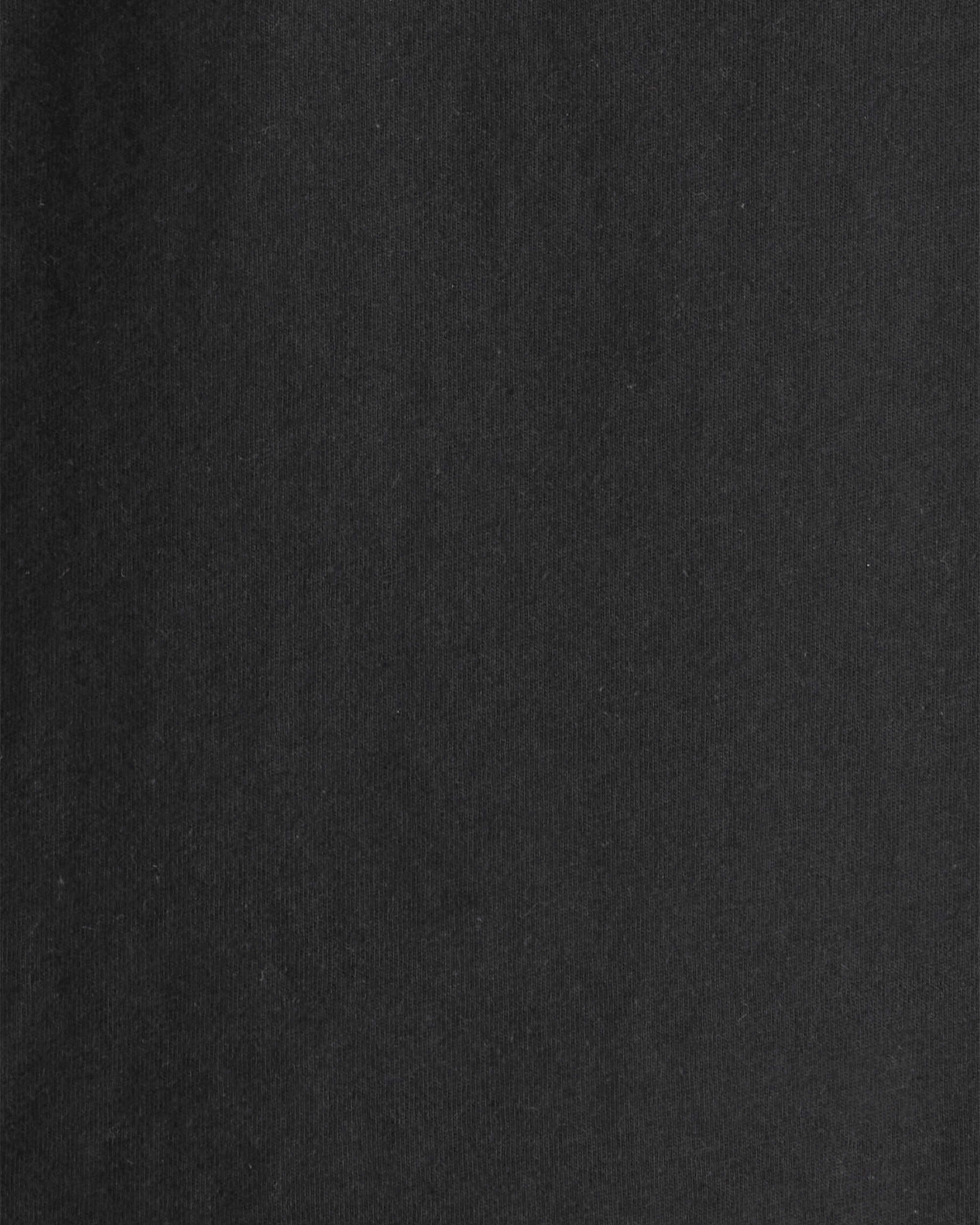 Toddler Boy Solid Short-Sleeve Tee - Black