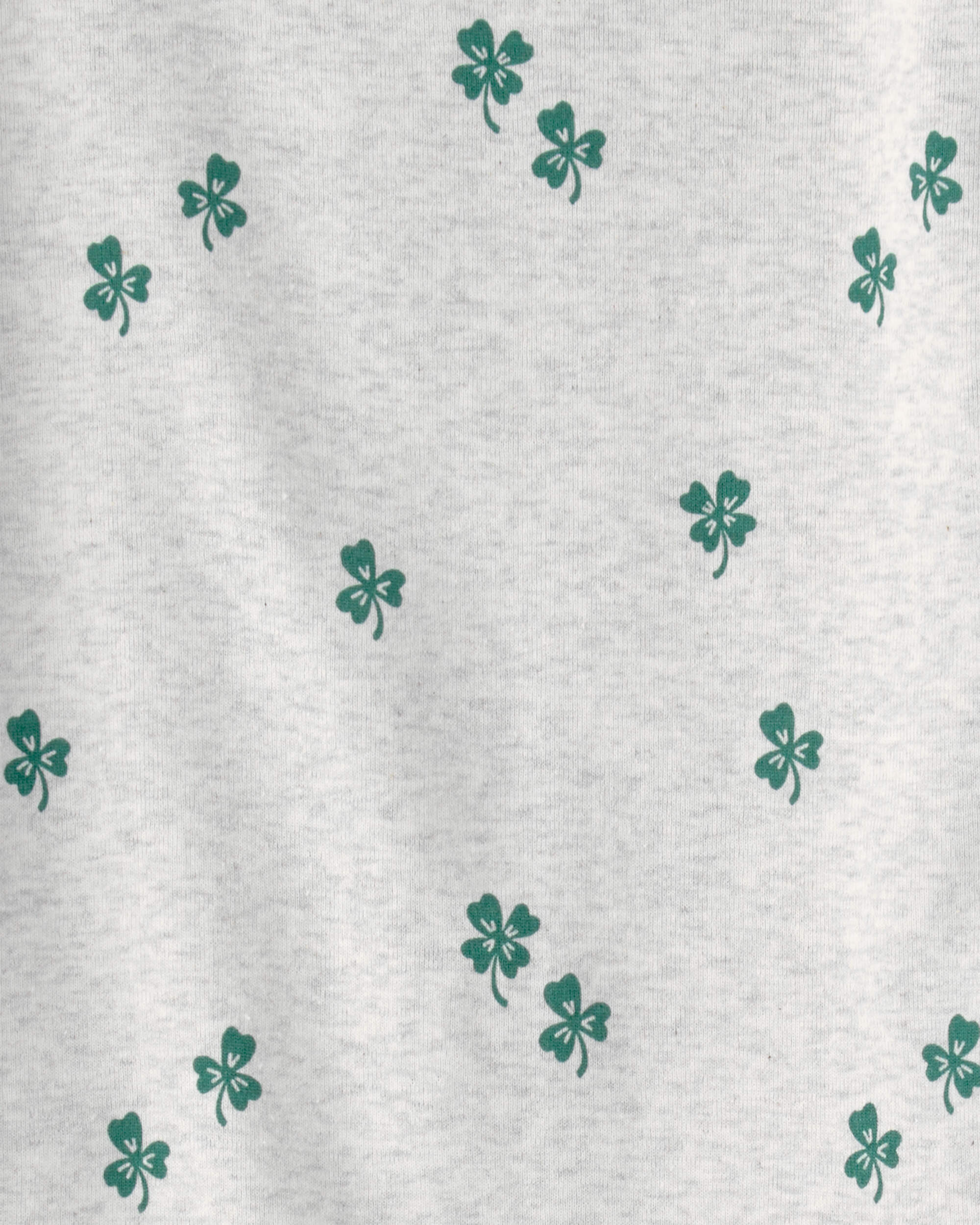 Kid Organic Cotton Pyjamas Lucky Clovers Print