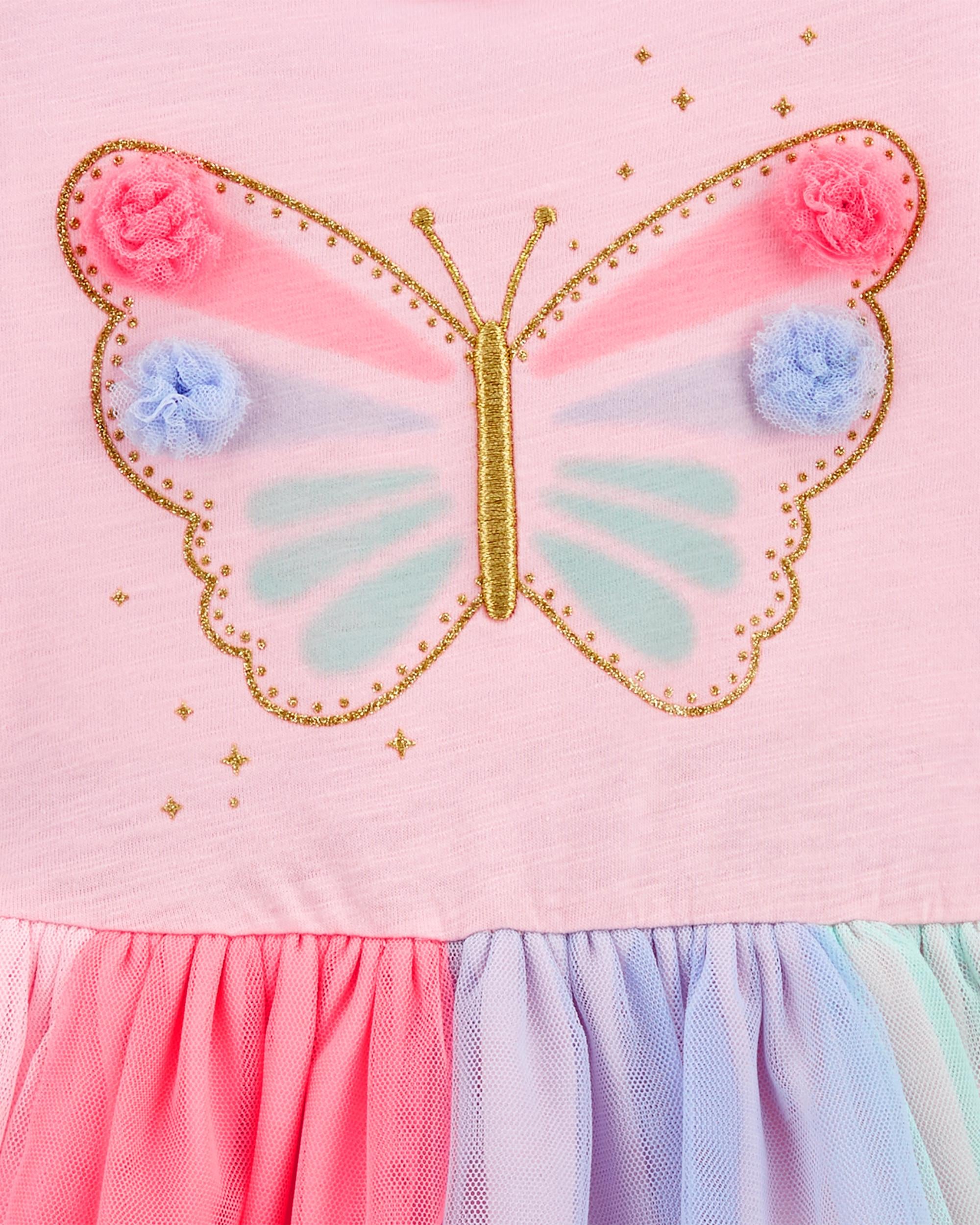 Butterfly Jersey Tutu Dress