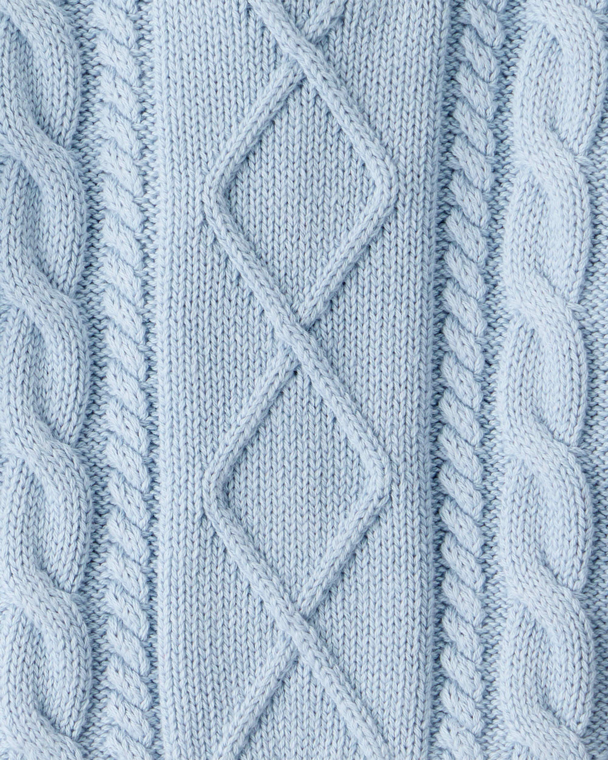 Baby Organic Cotton Cable Knit Sweater