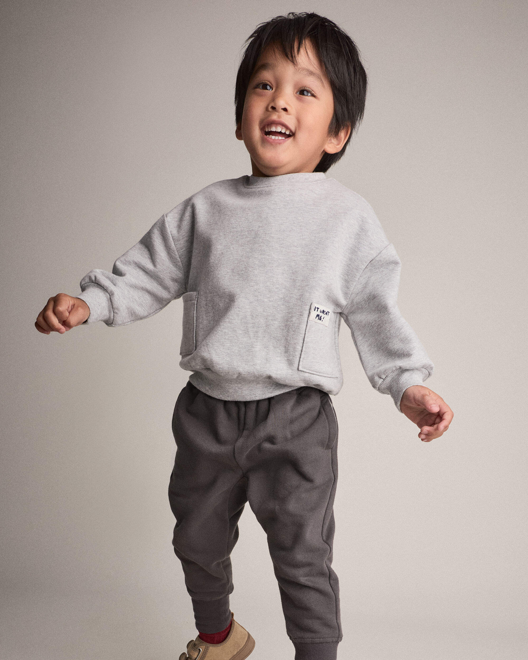 Toddler 'It Wasn't Me!' Otter Sweatshirt™ with Pockets - Heather Grey