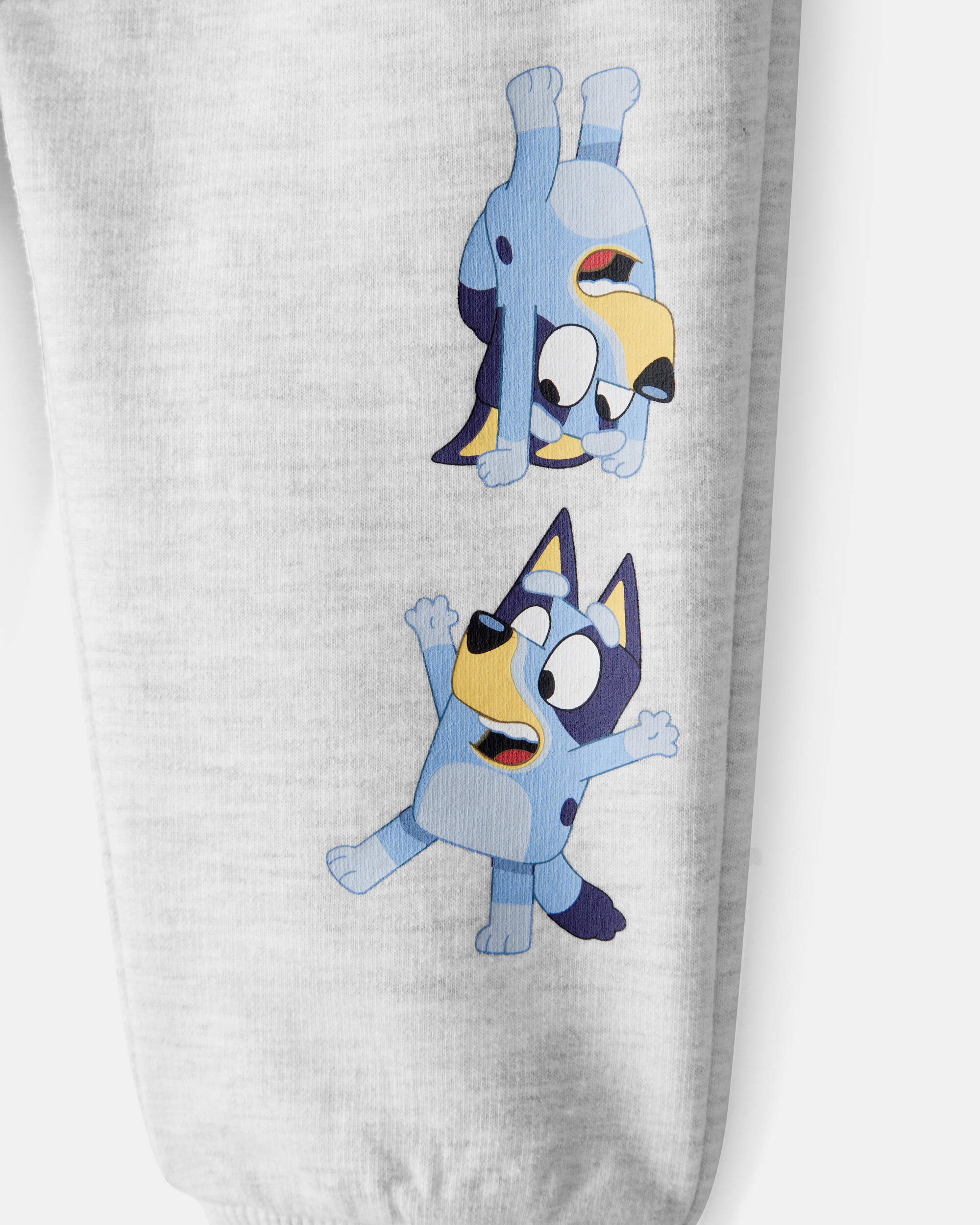 Baby Bluey French Terry Drawstring Joggers - Grey