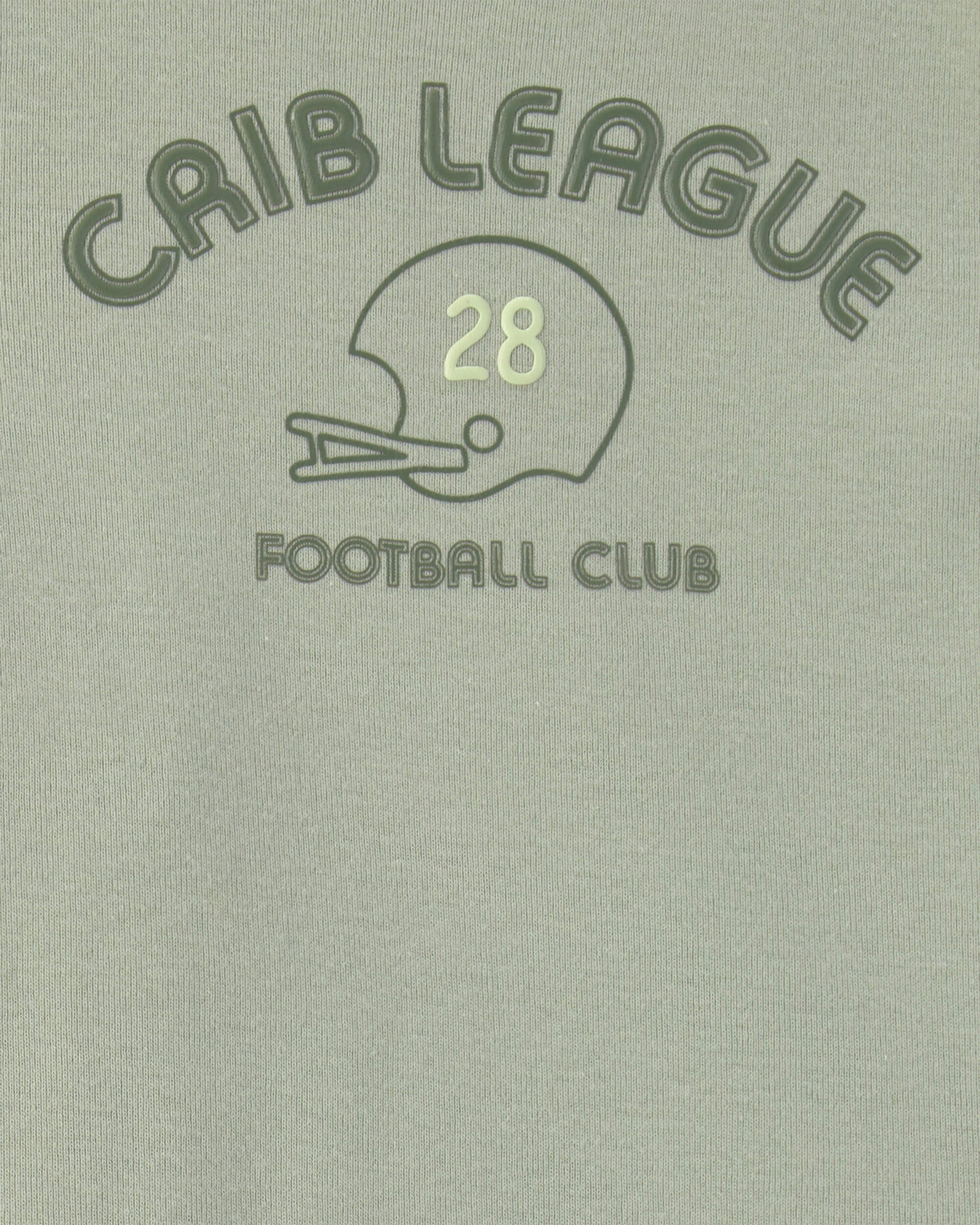 Baby Boy 2-Piece 'Football Club' Bodysuit & Pant Set - Green