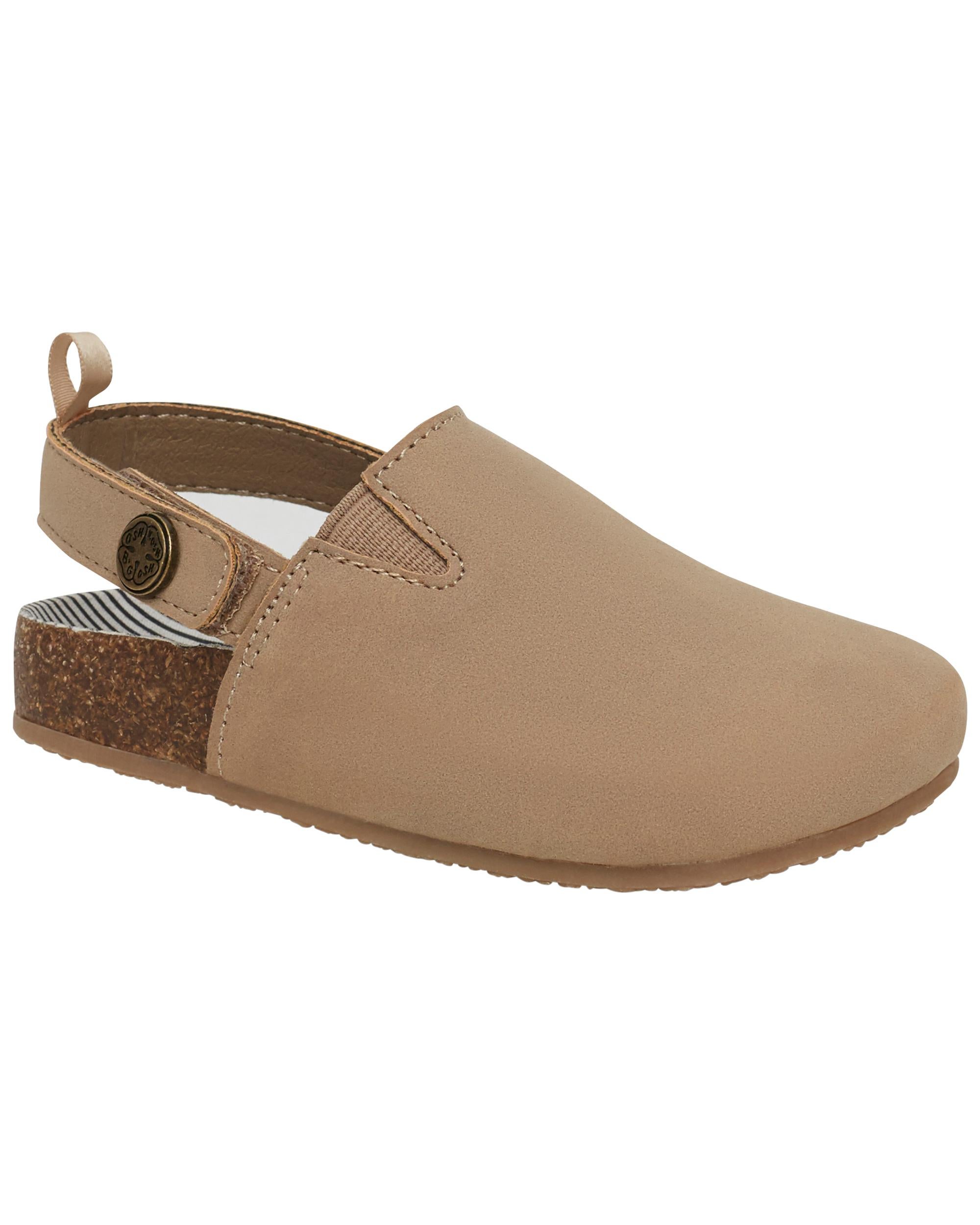 Cork-Sole Slip-On Shoes