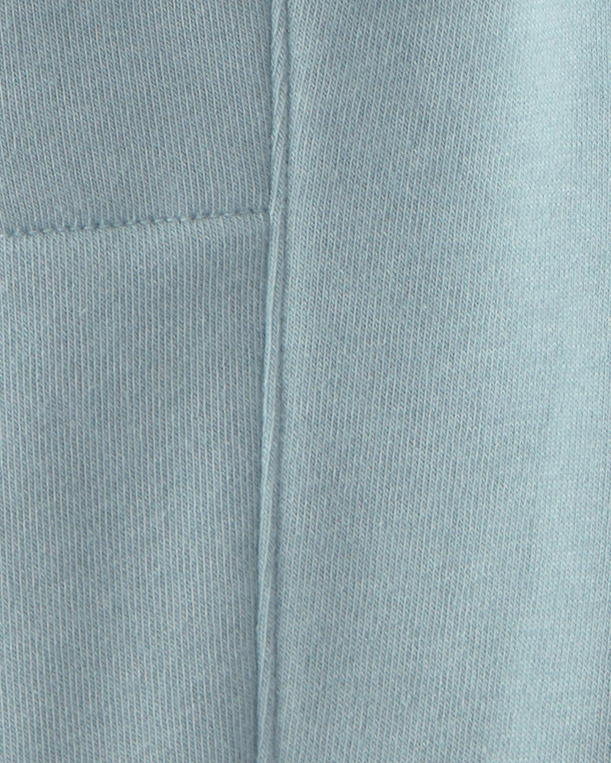Baby Boy 2-Piece Striped Fleece Henley Top & Pant Set - Blue/White