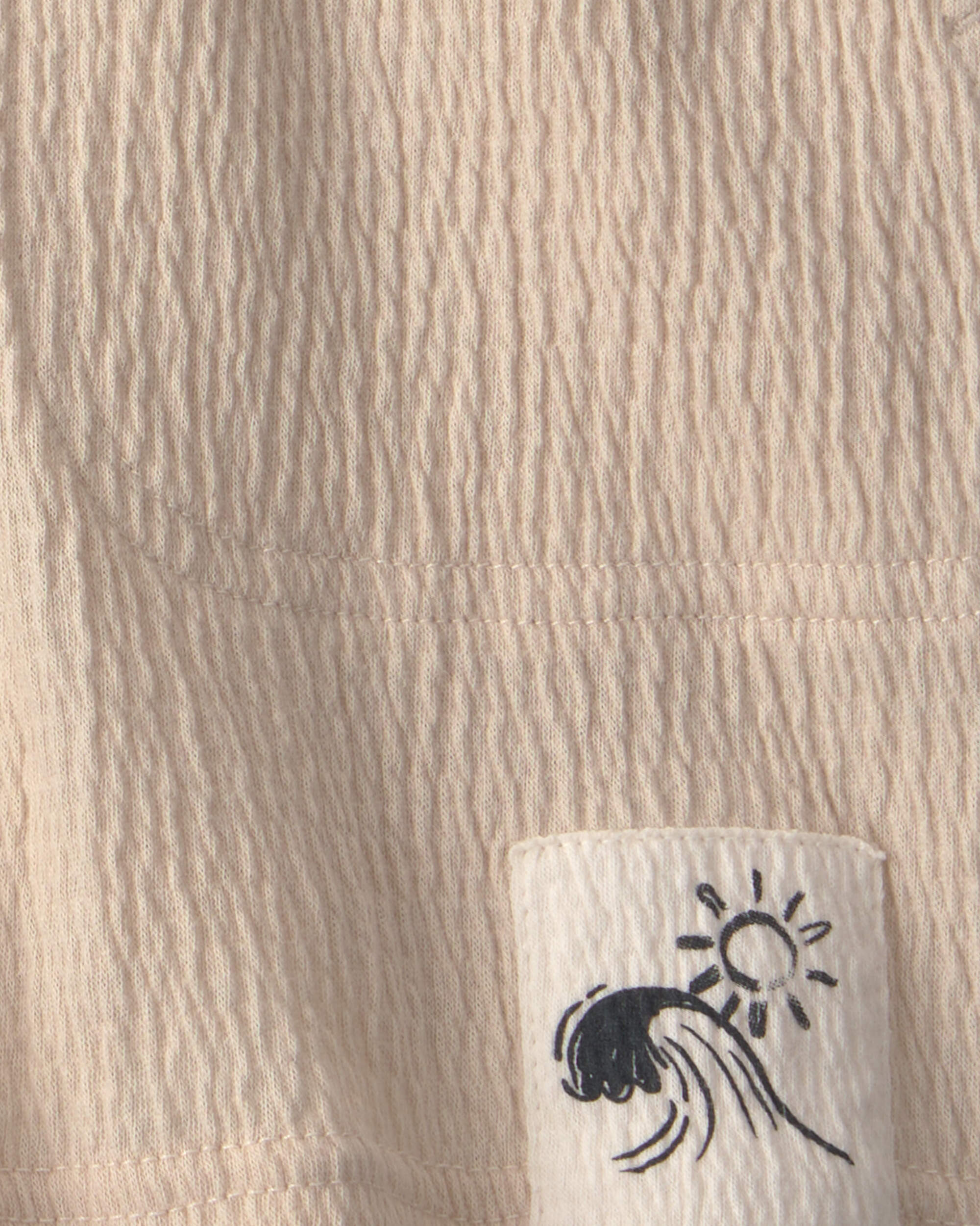 Boys Beach Pocket Shorts - Tan