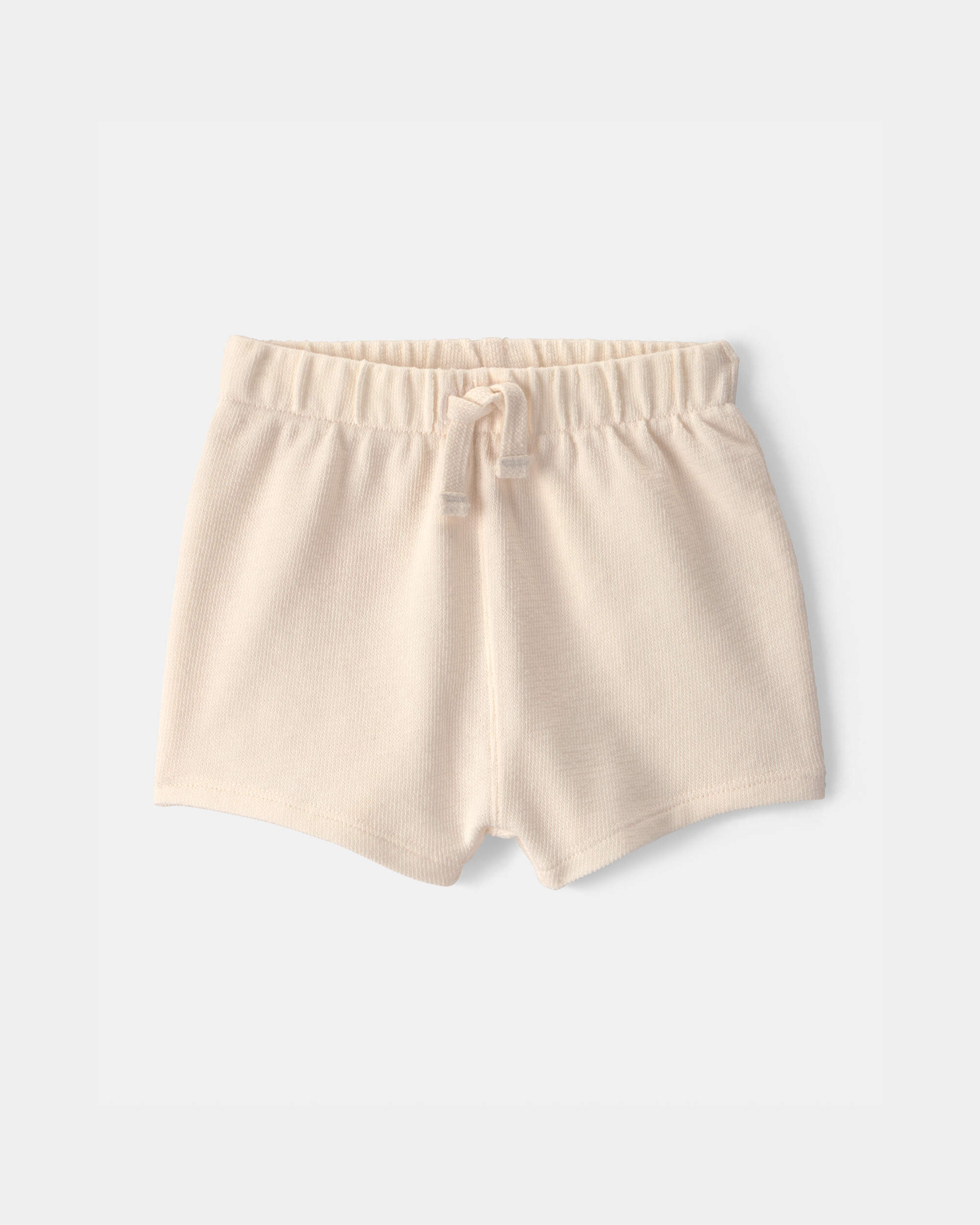 Baby Drawstring Shorts - Ivory