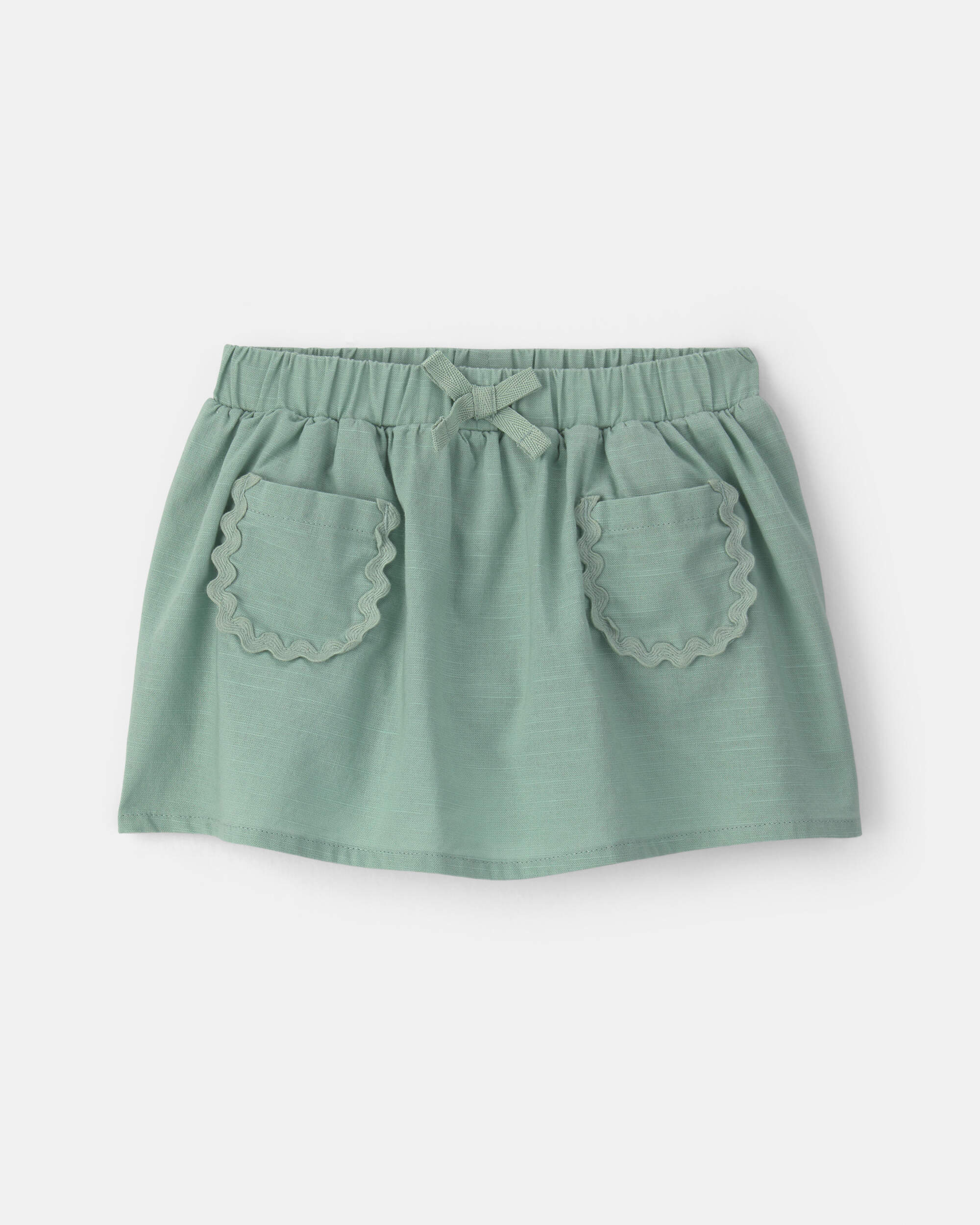 Baby Girl Pocket Skort - Green