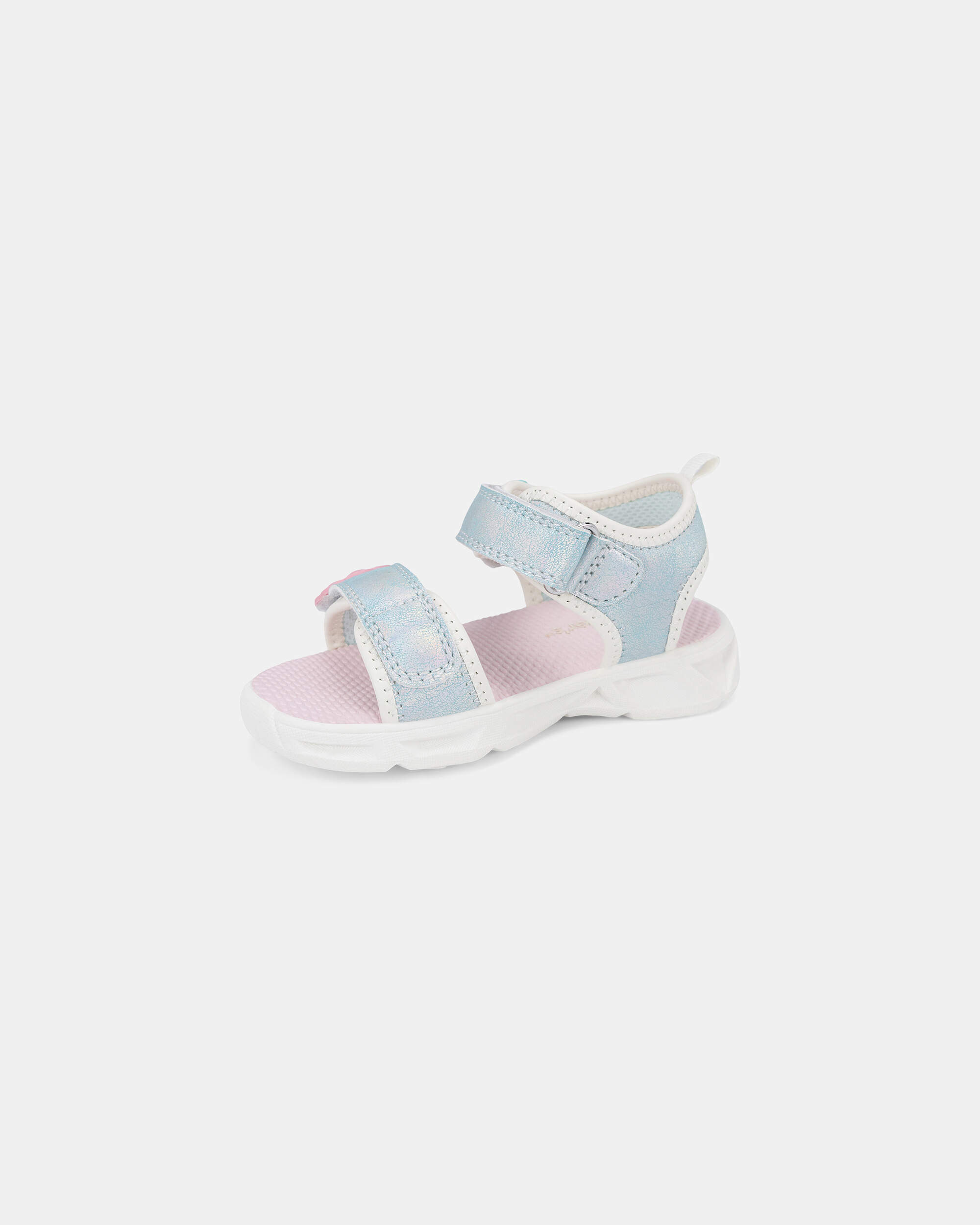 Toddler Girl Shell Light Up Sandals - Blue