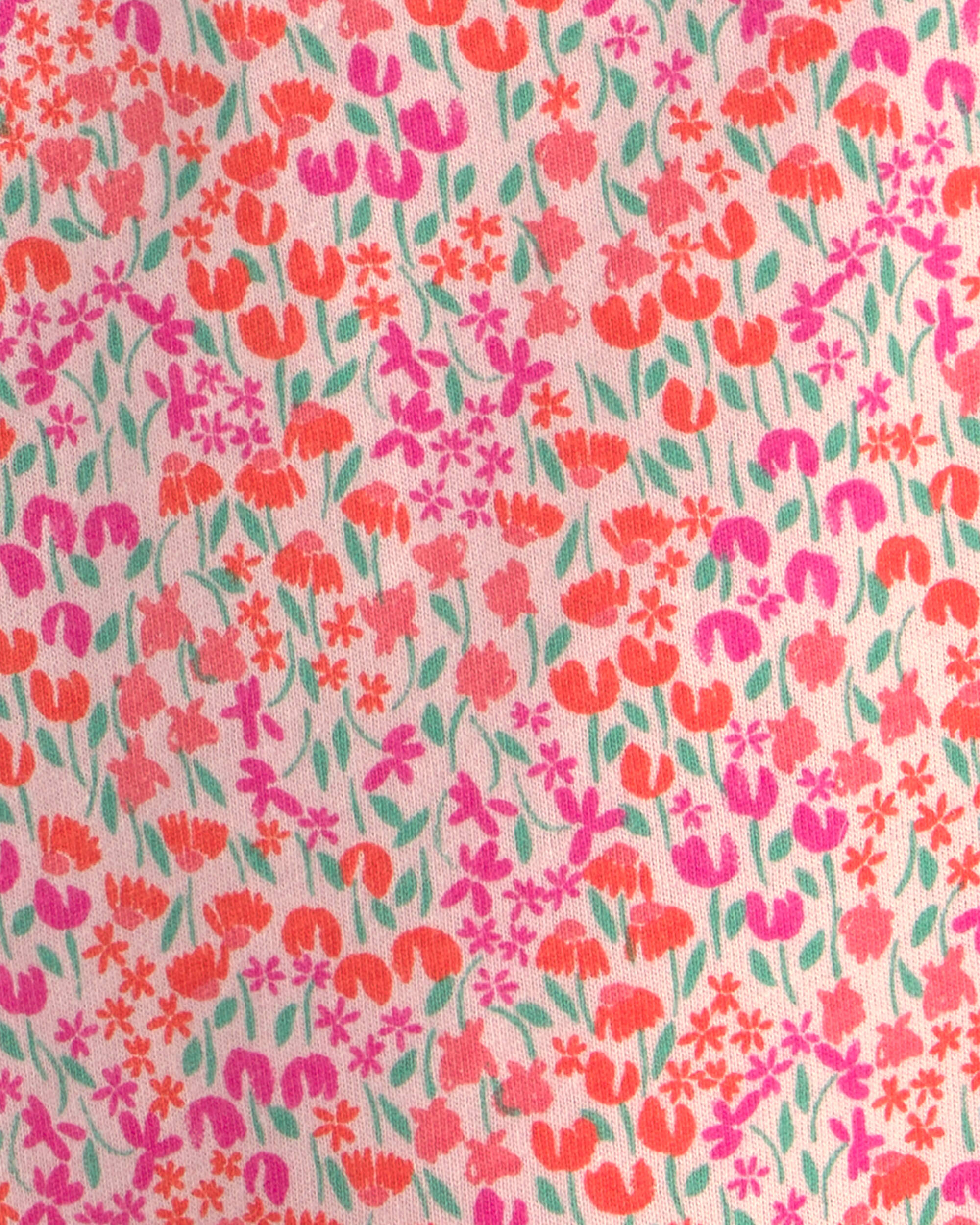 Baby Girl Floral Tank Top - Pink