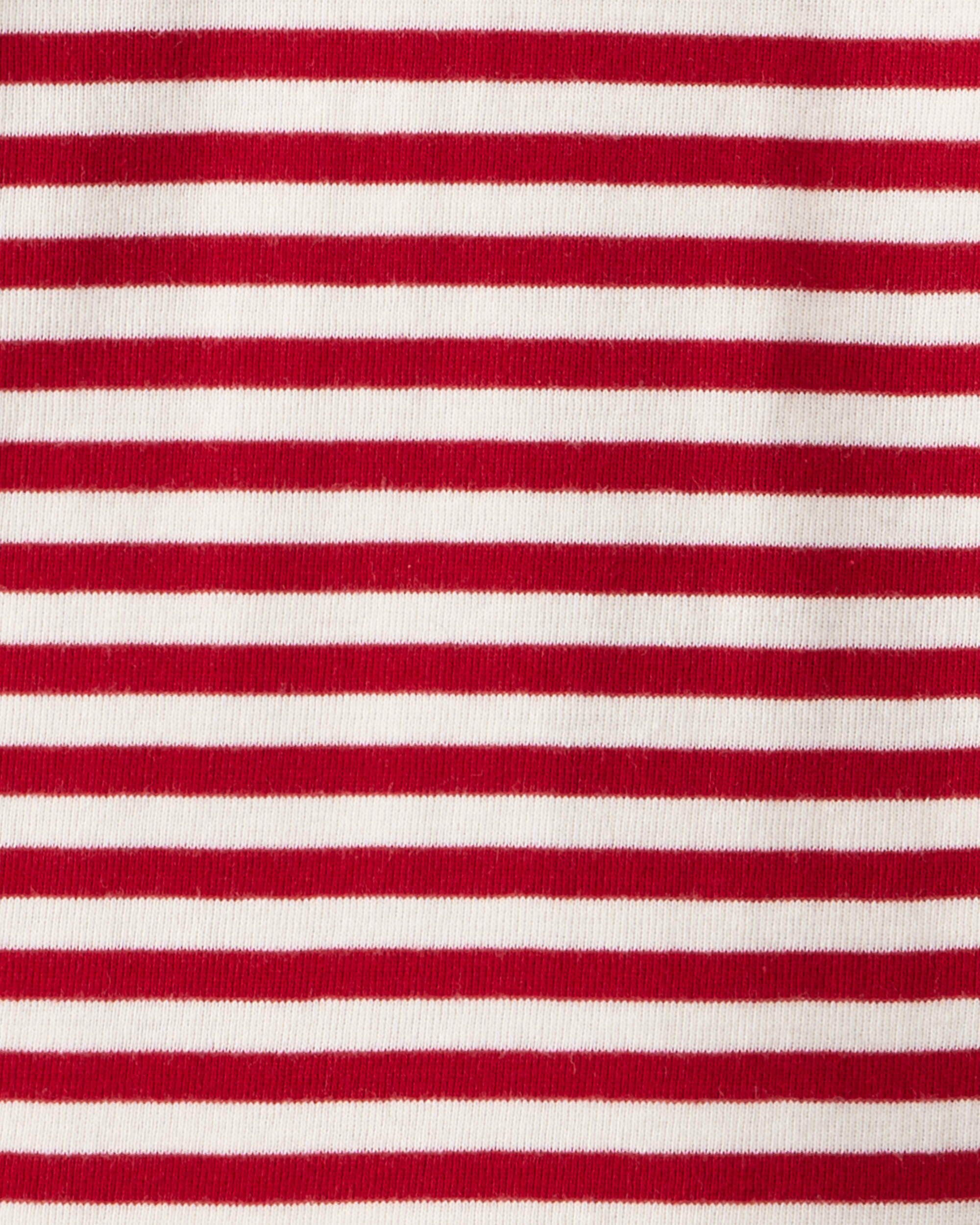 Baby Boy 4-Pack Christmas Print Long-Sleeve Multipack Bodysuits - White/Green