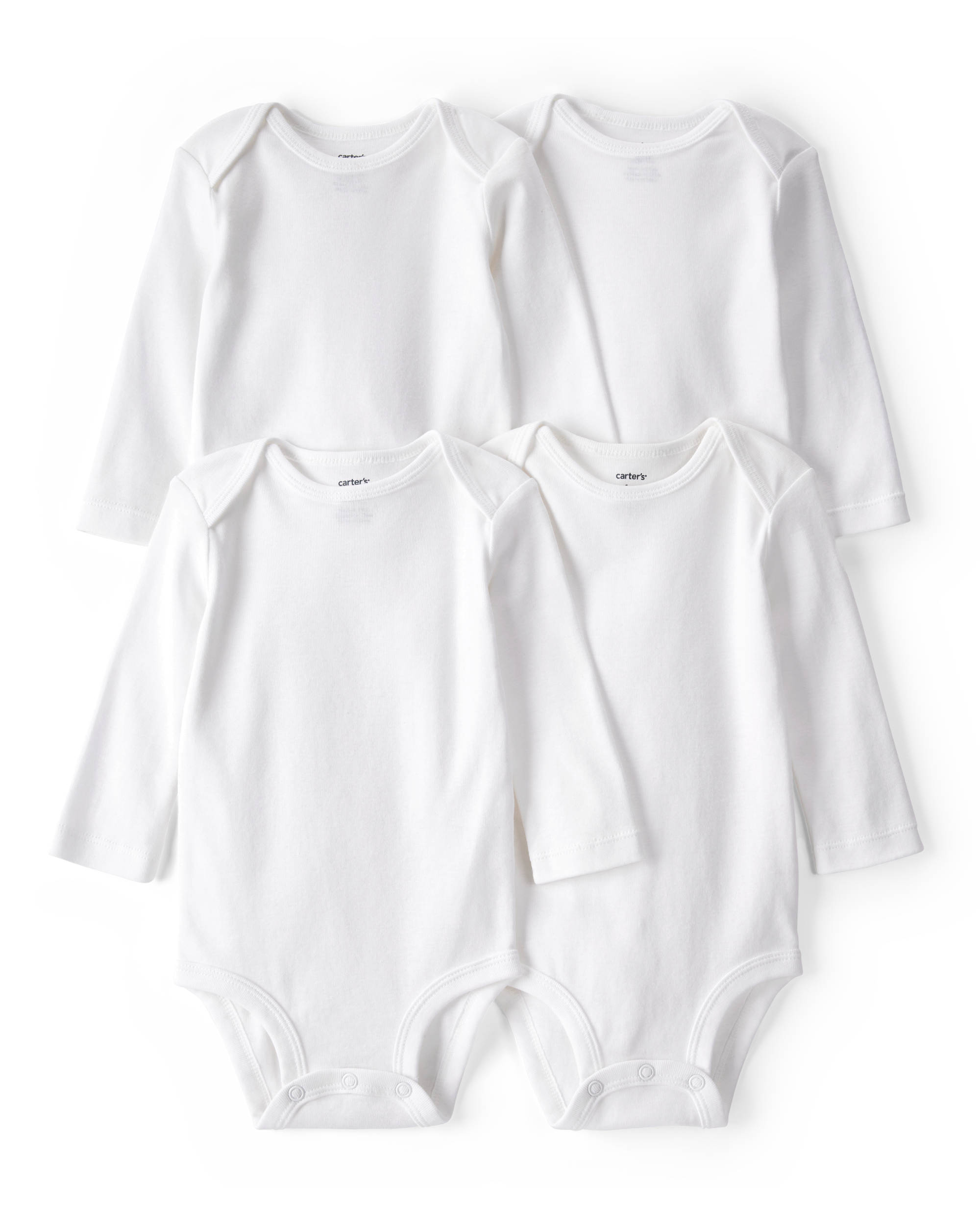 Baby 4-Pack Long-Sleeve Bodysuits