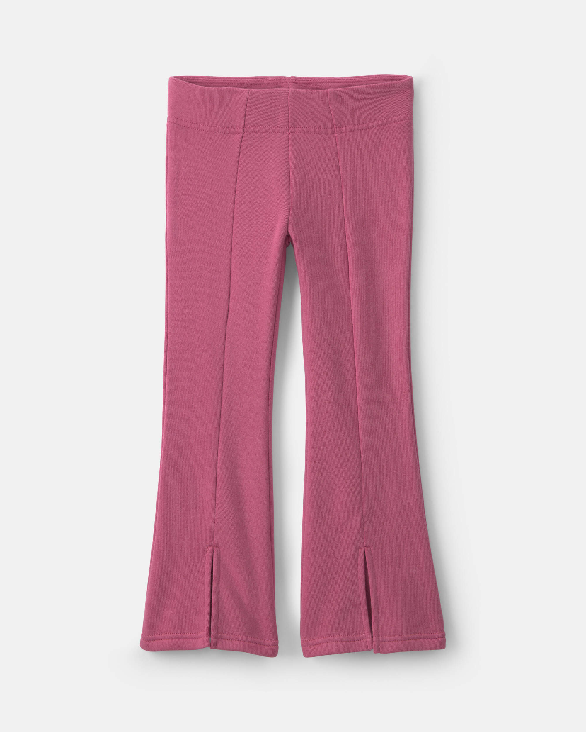 Girls 2-Piece Cherry Fleece Quarter Zip & Pant Set - Pink