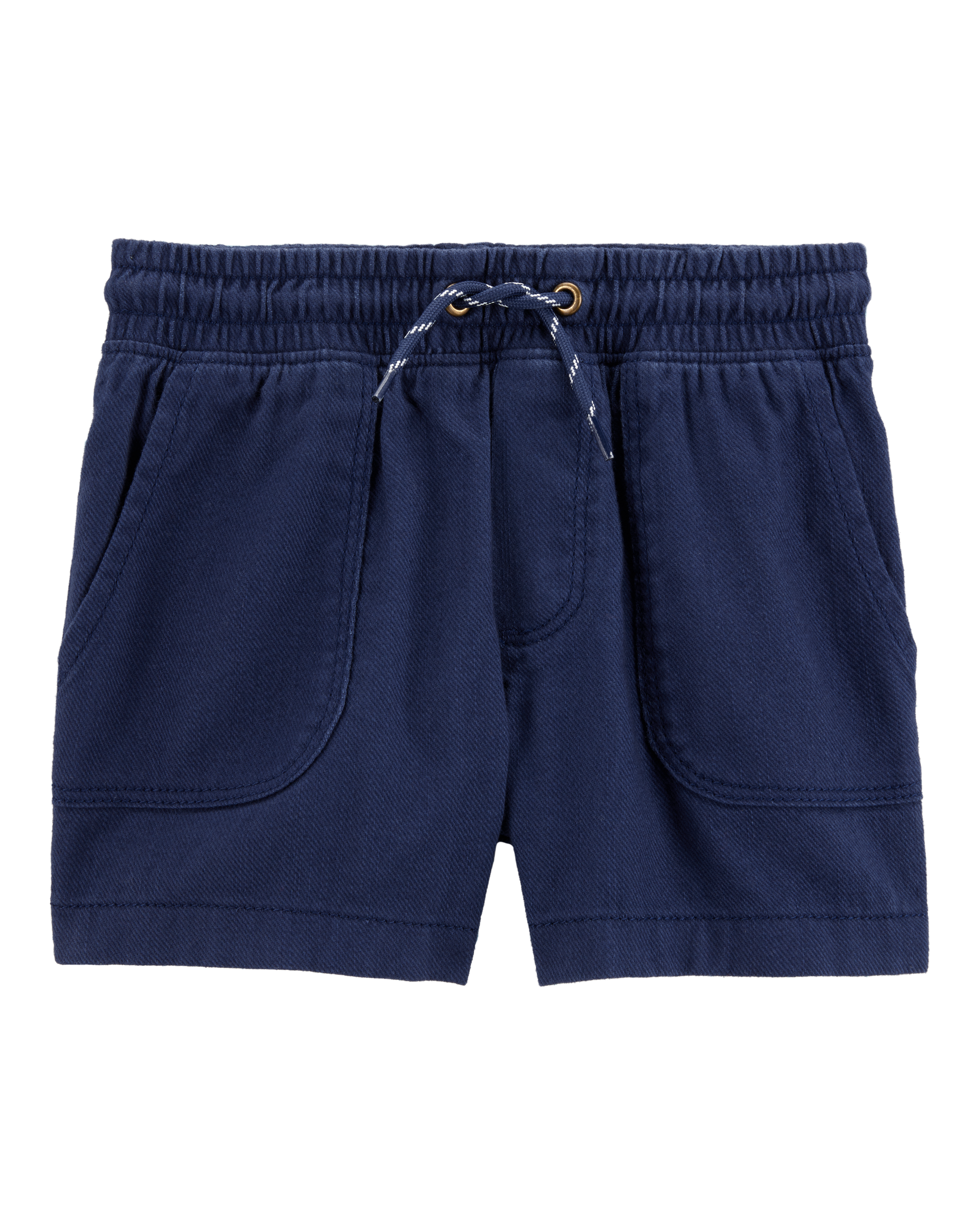 Toddler Pull-On Twill Shorts - Navy