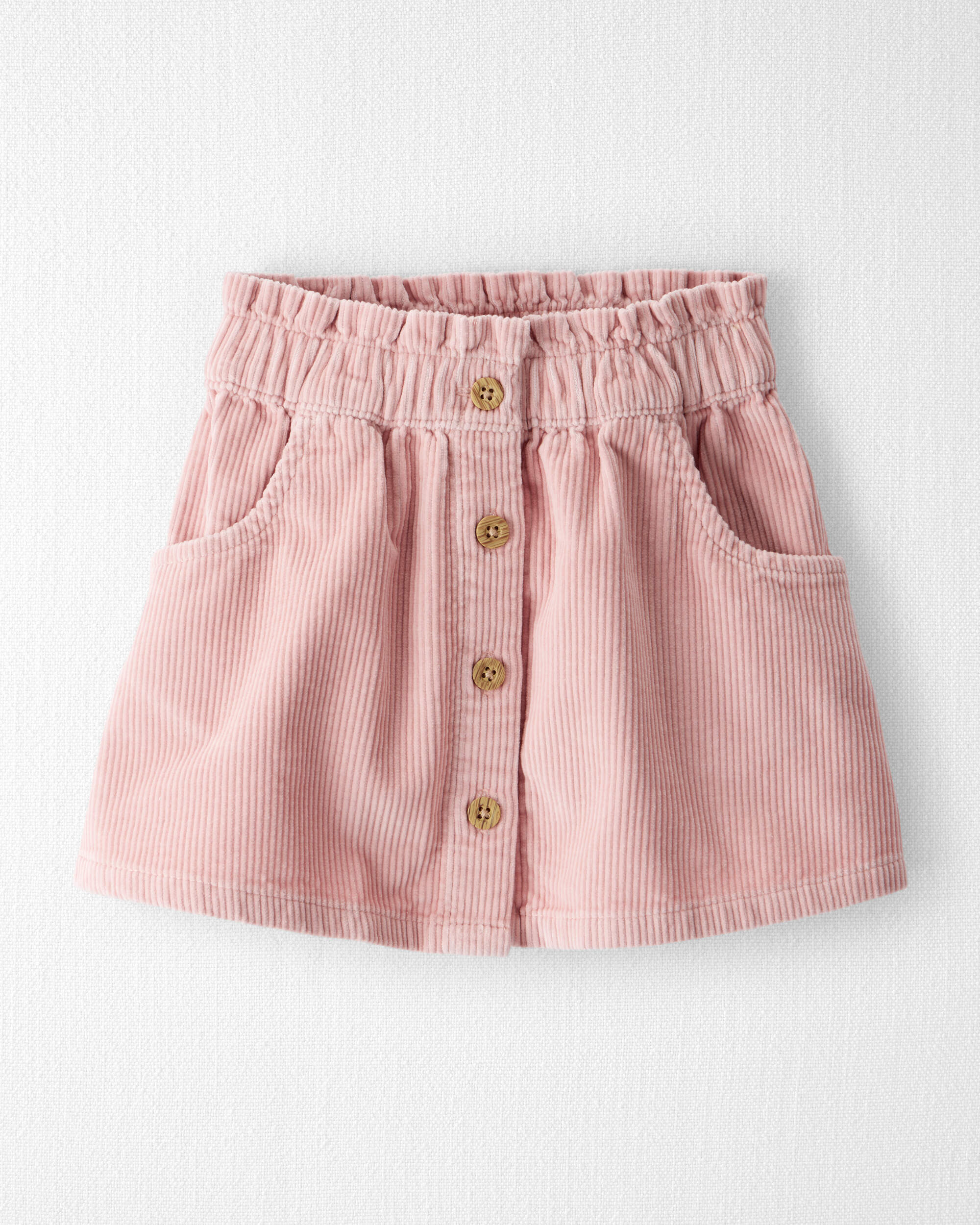 Toddler Girl Organic Cotton Corduroy Skirt